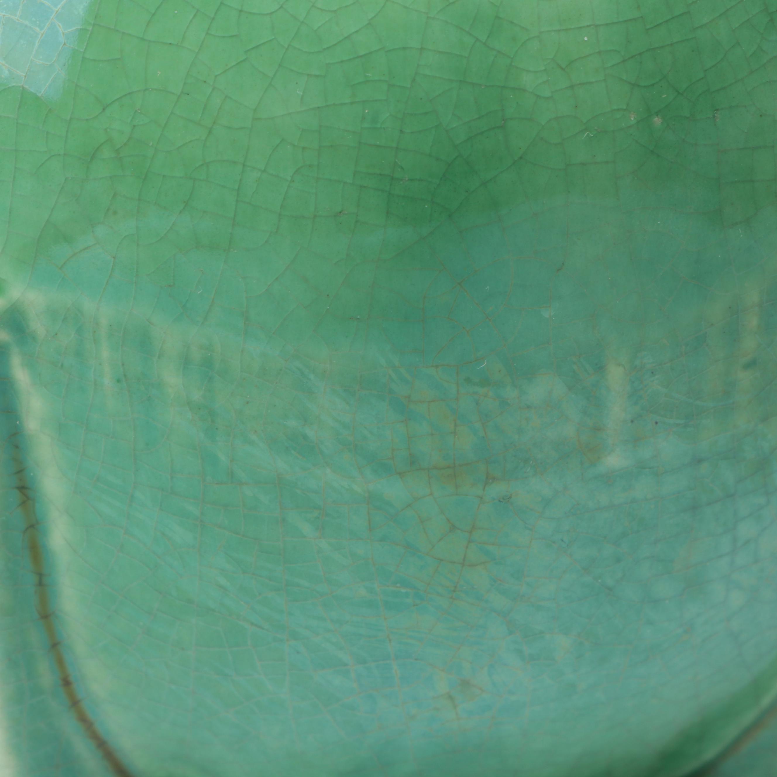 McCoy Pottery Tulip Bulb Planter, Block Andy Warhol Plate and Depression Glass