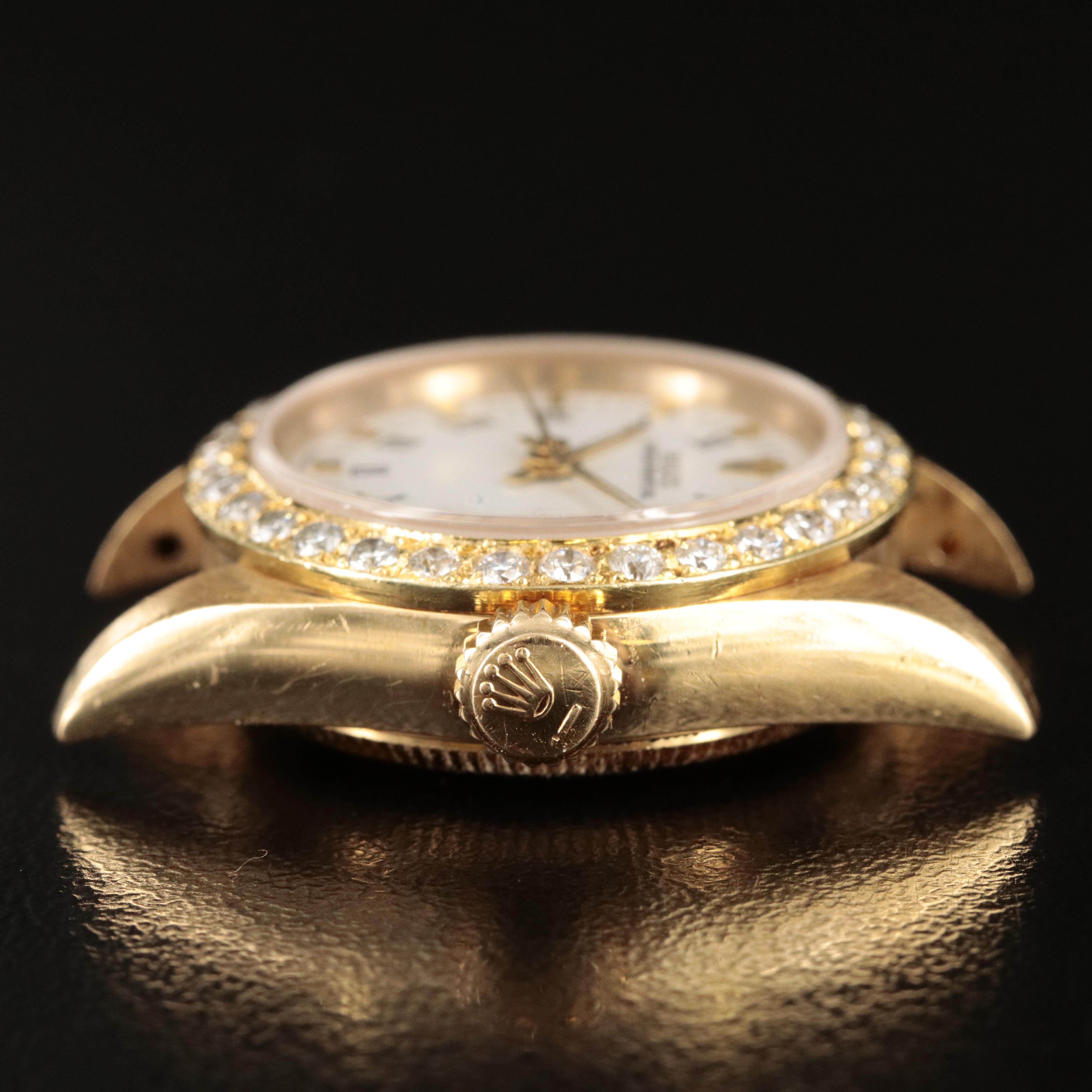 1989 - 1990 Rolex Oyster Perpetual Diamond Watch