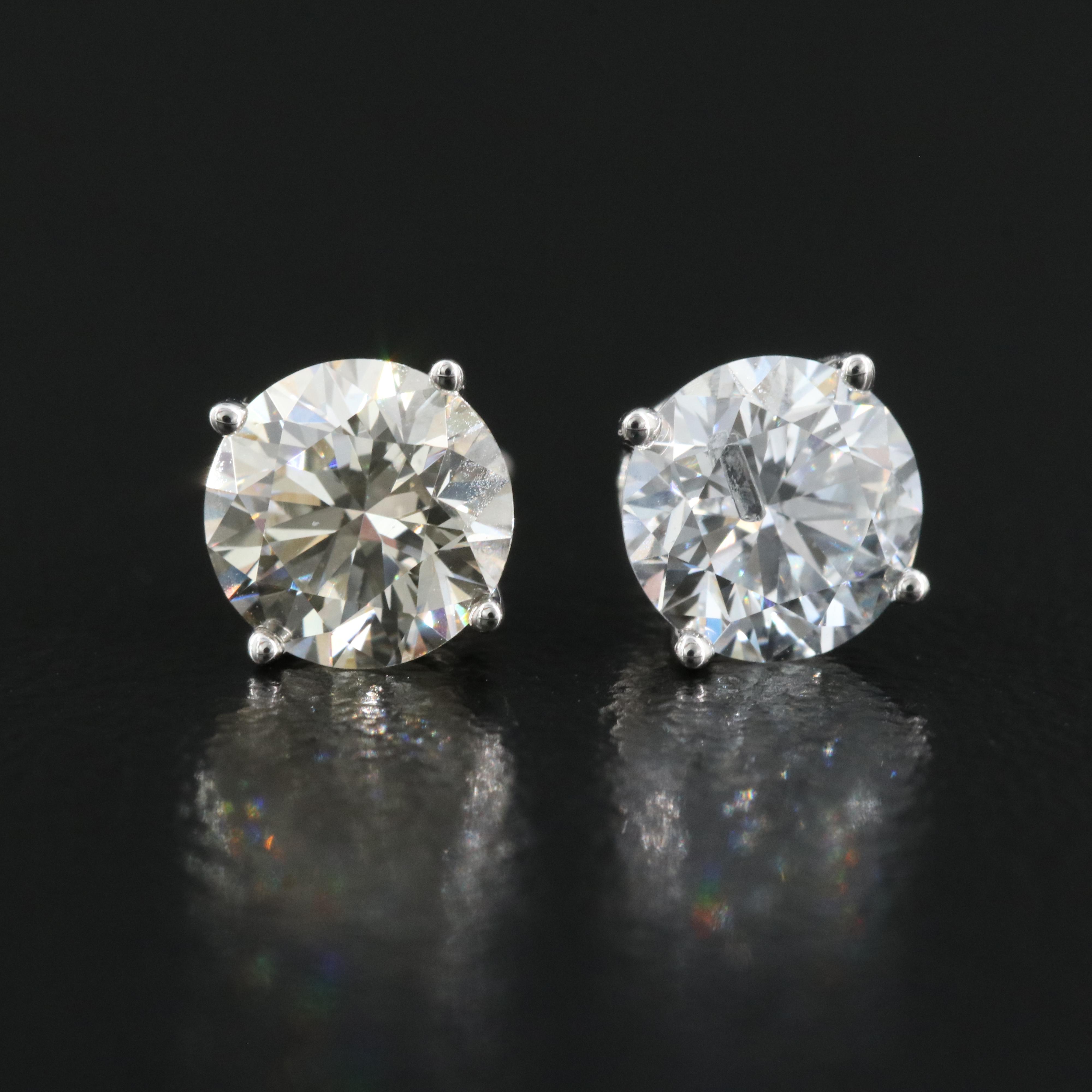 14K 1.55 CTW Lab Grown Diamond Stud Earrings