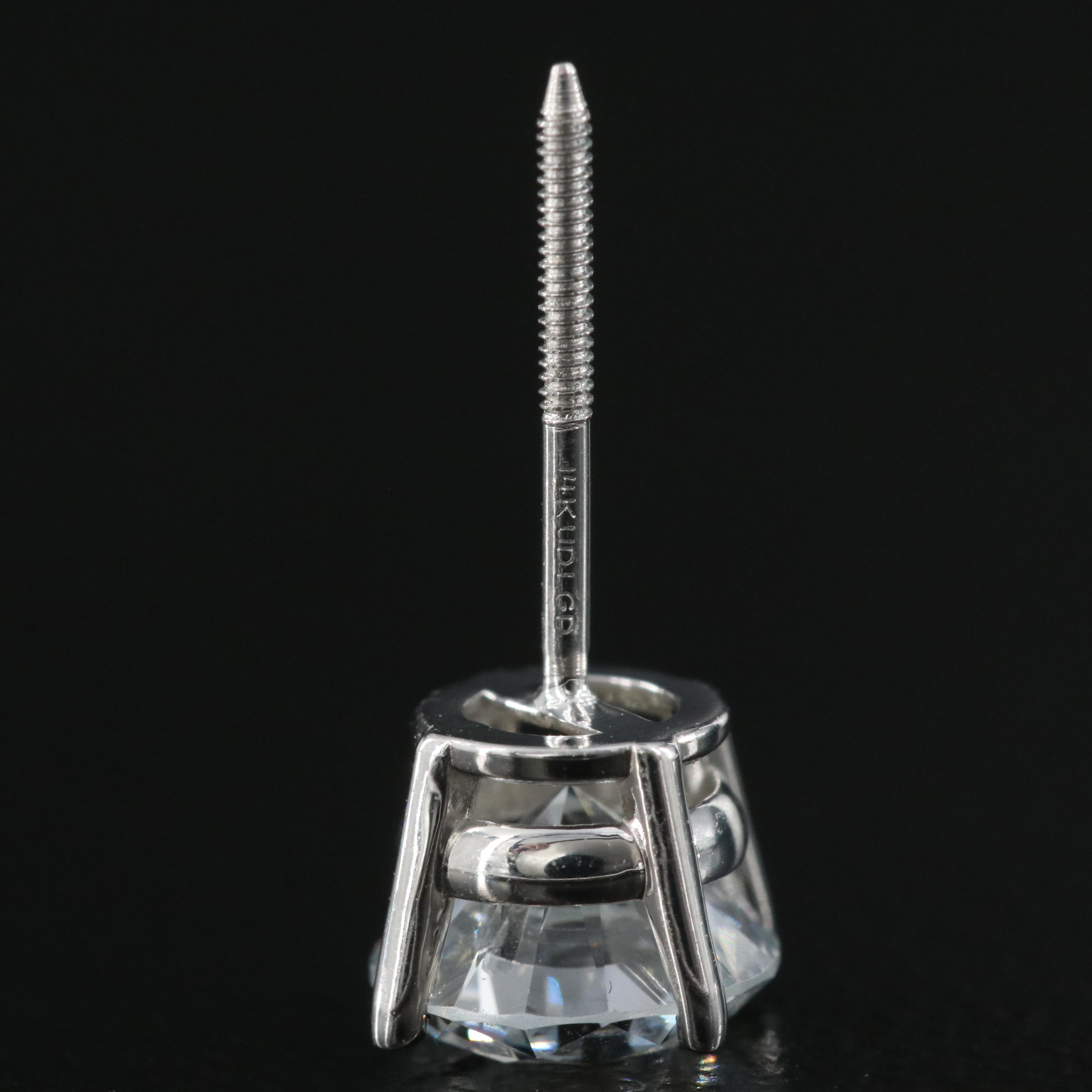 14K 1.55 CTW Lab Grown Diamond Stud Earrings