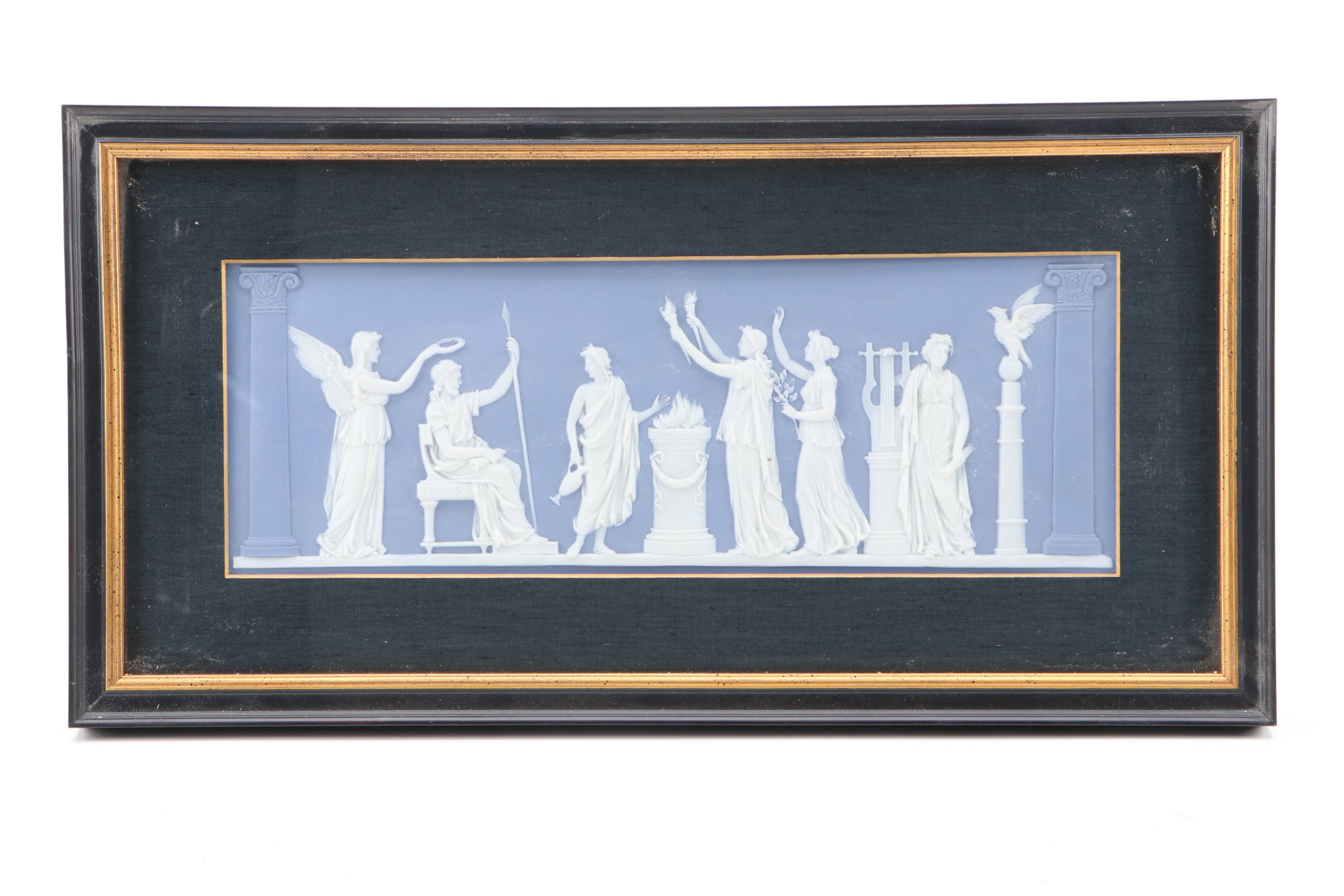 Framed Wedgwood Jasperware Plaques