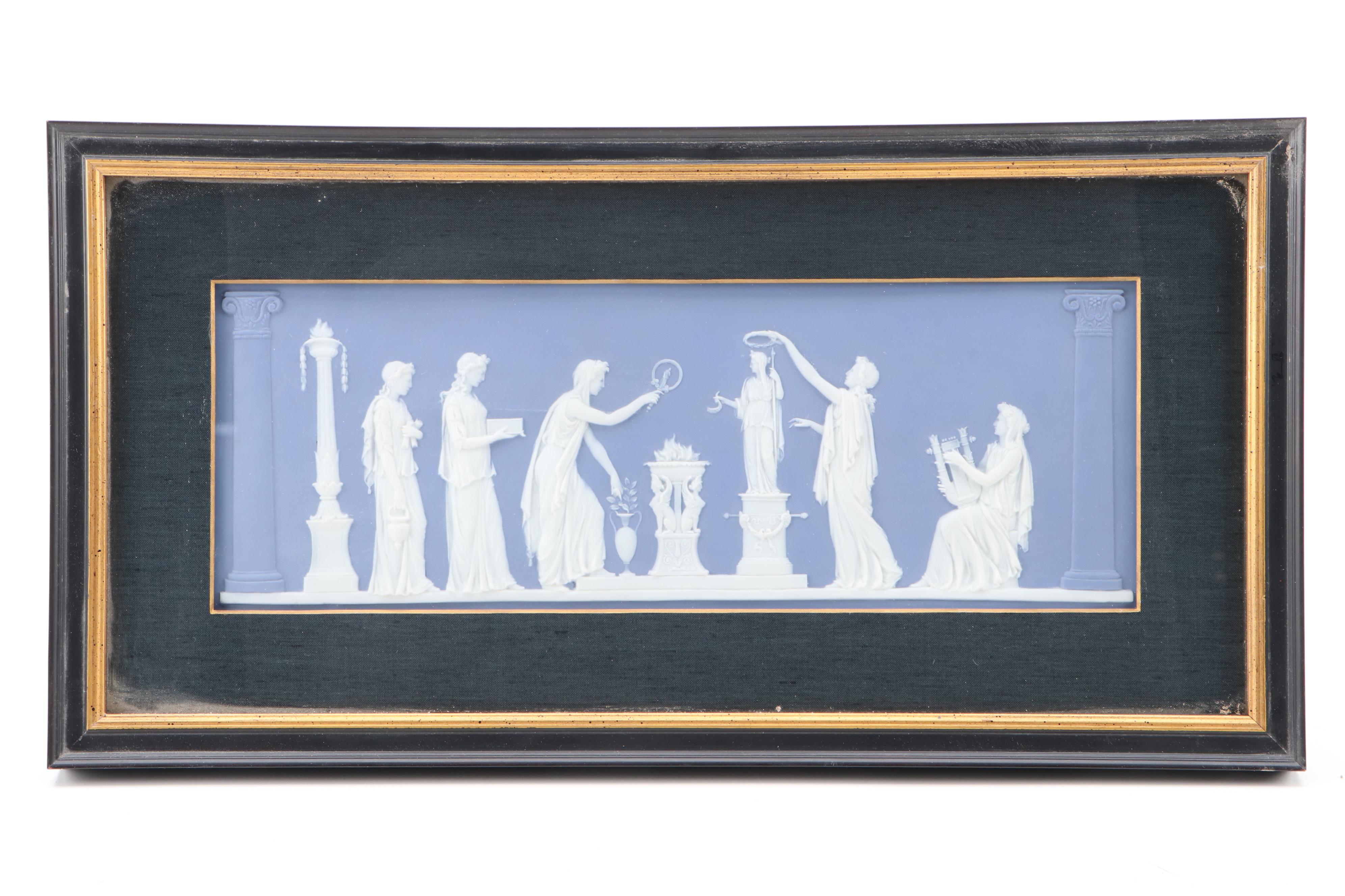 Framed Wedgwood Jasperware Plaques