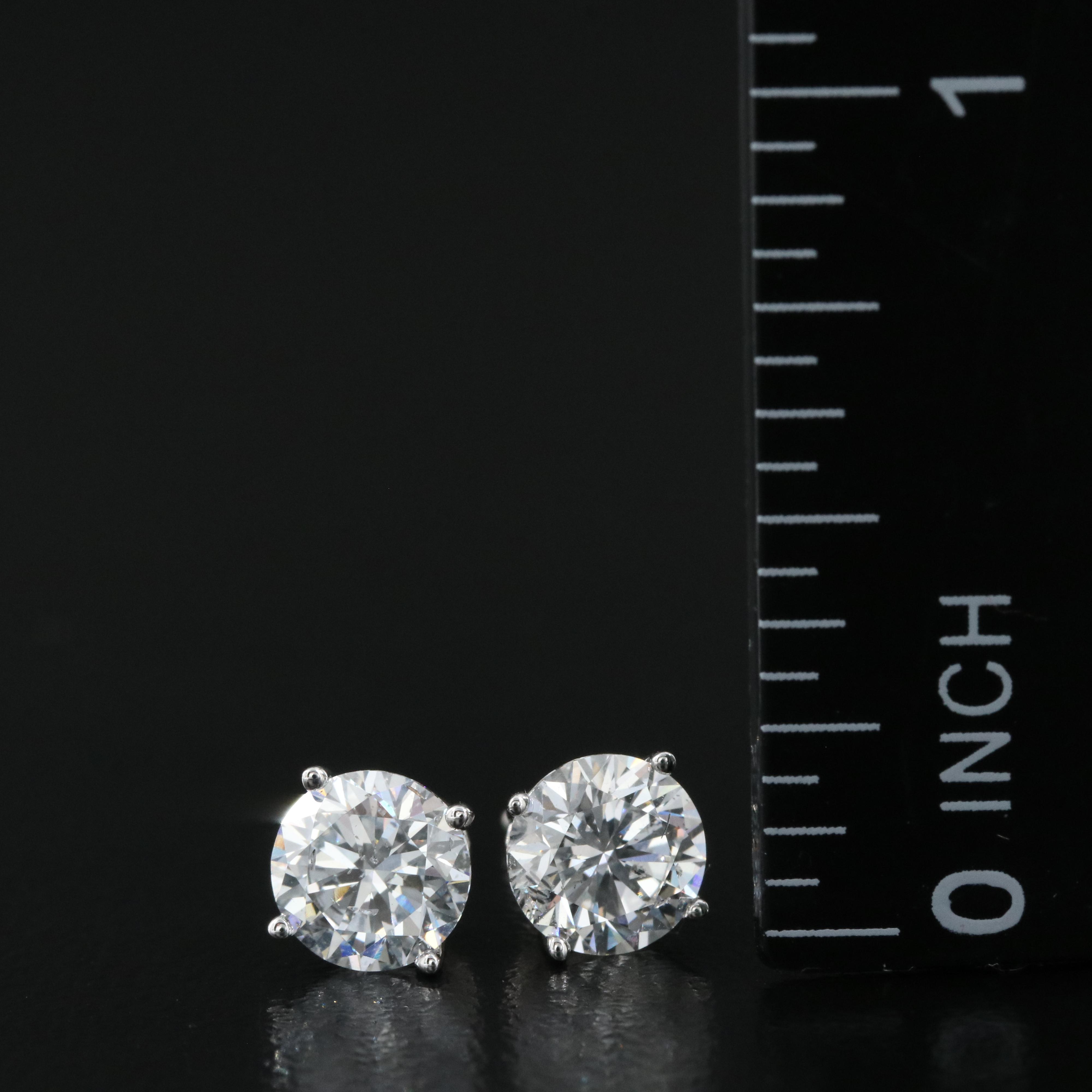 14K 1.57 CTW Lab Grown Diamond Stud Earrings