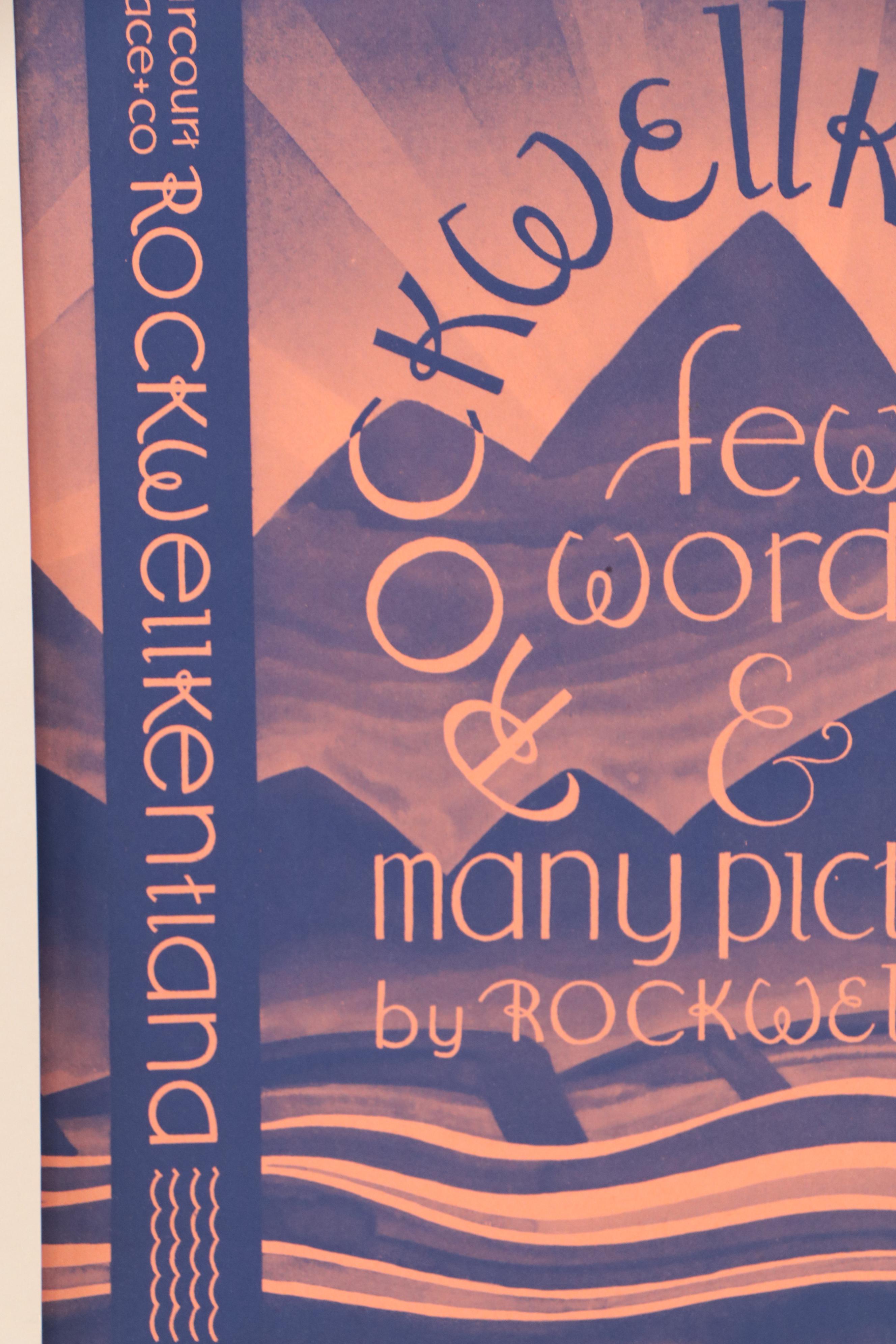 Rockwell Kent Halftone Book Jacket Proof For "Rockwellkentiana"