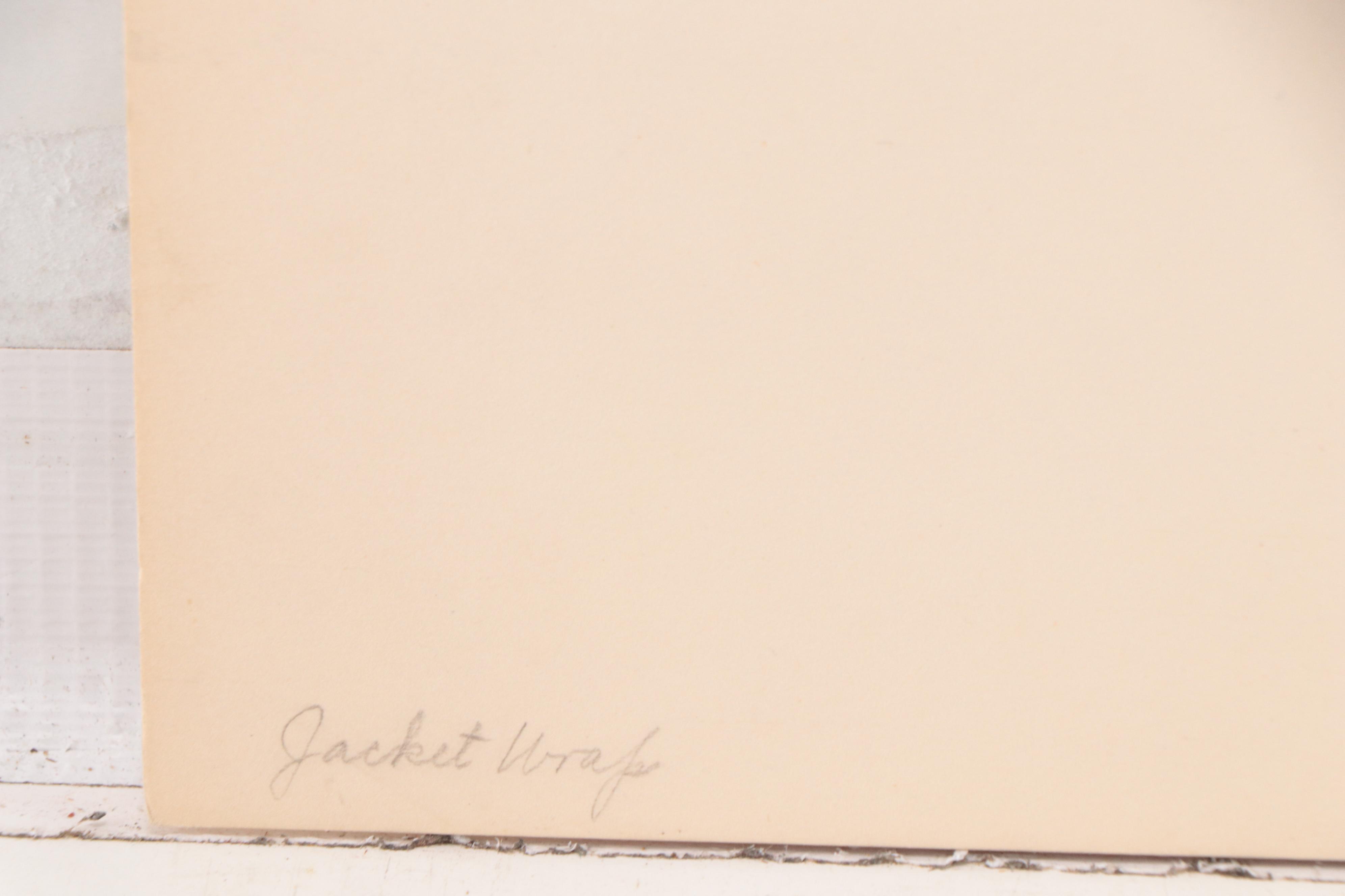 Rockwell Kent Halftone Book Jacket Proof For "Rockwellkentiana"