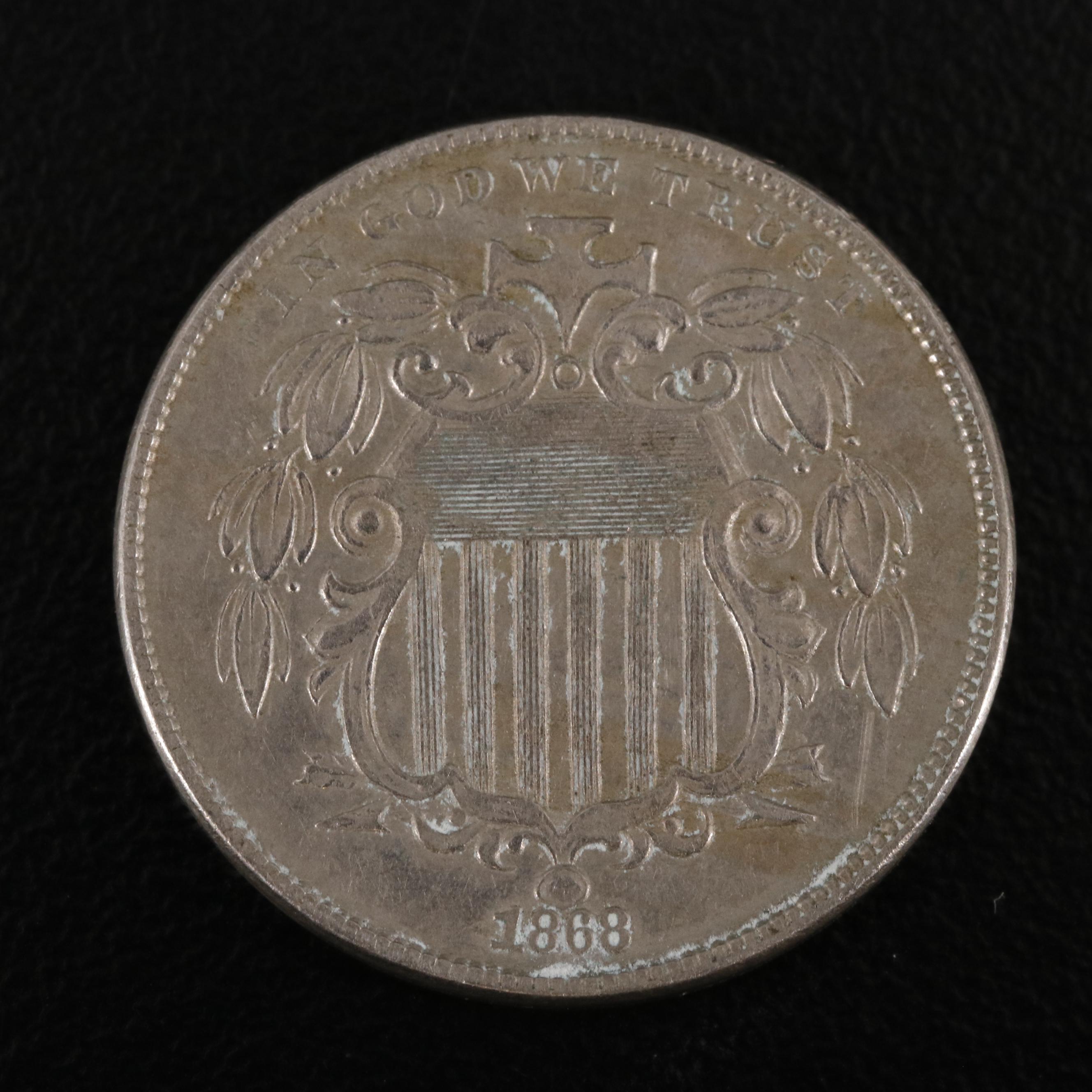 1868 Shield Nickel