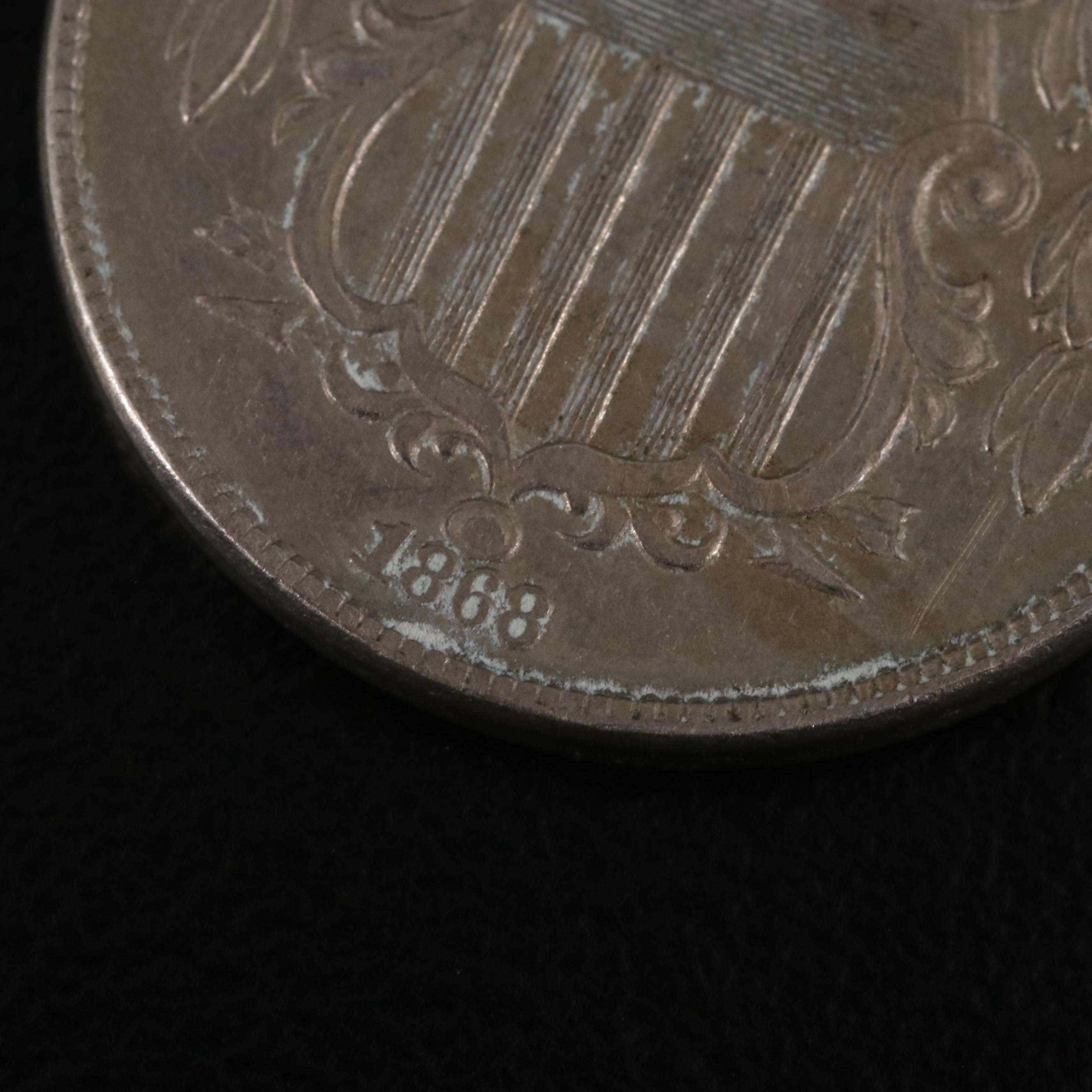 1868 Shield Nickel