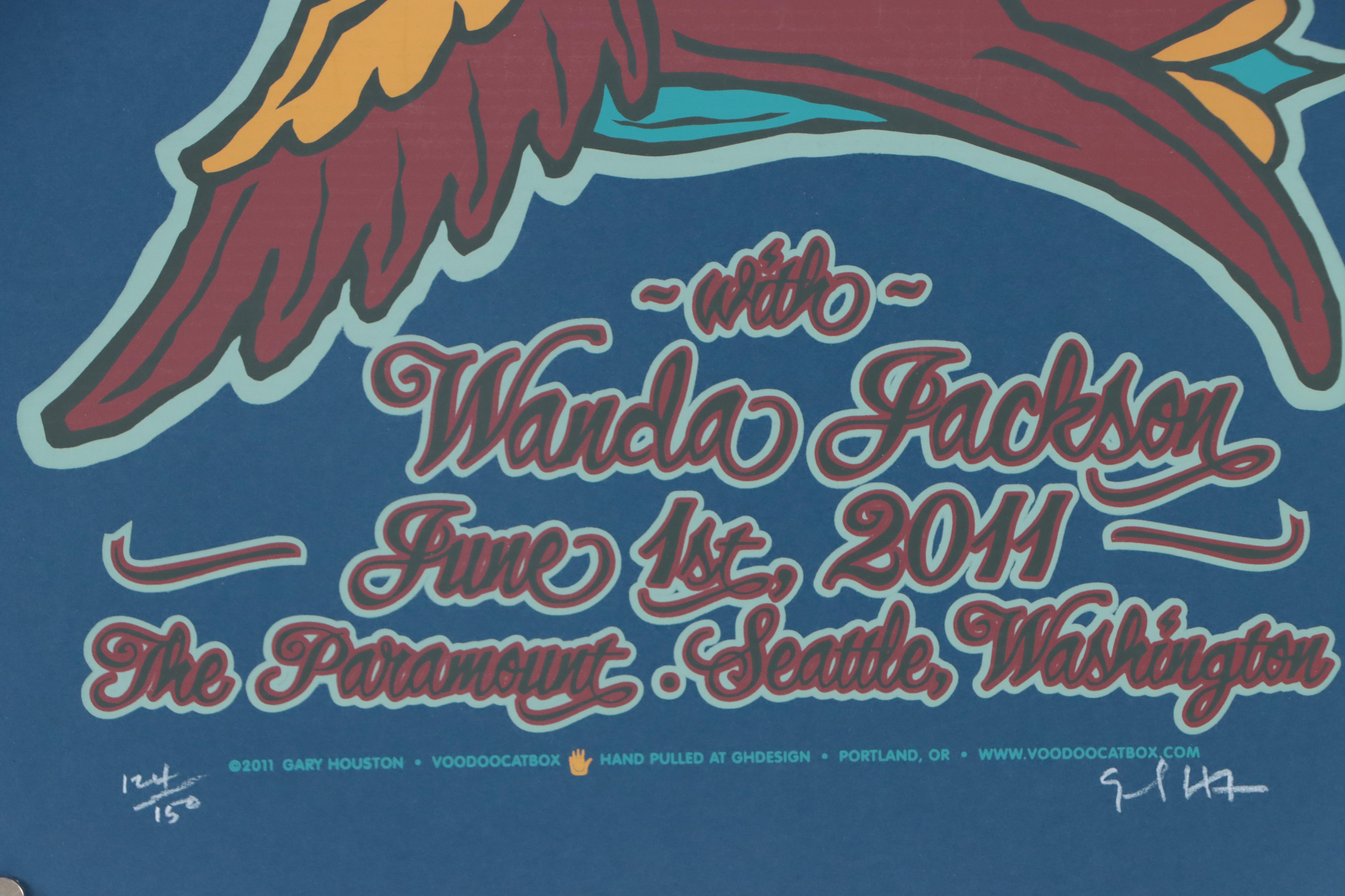 Adele Serigraph Concert Poster by Gary Houston, 2011