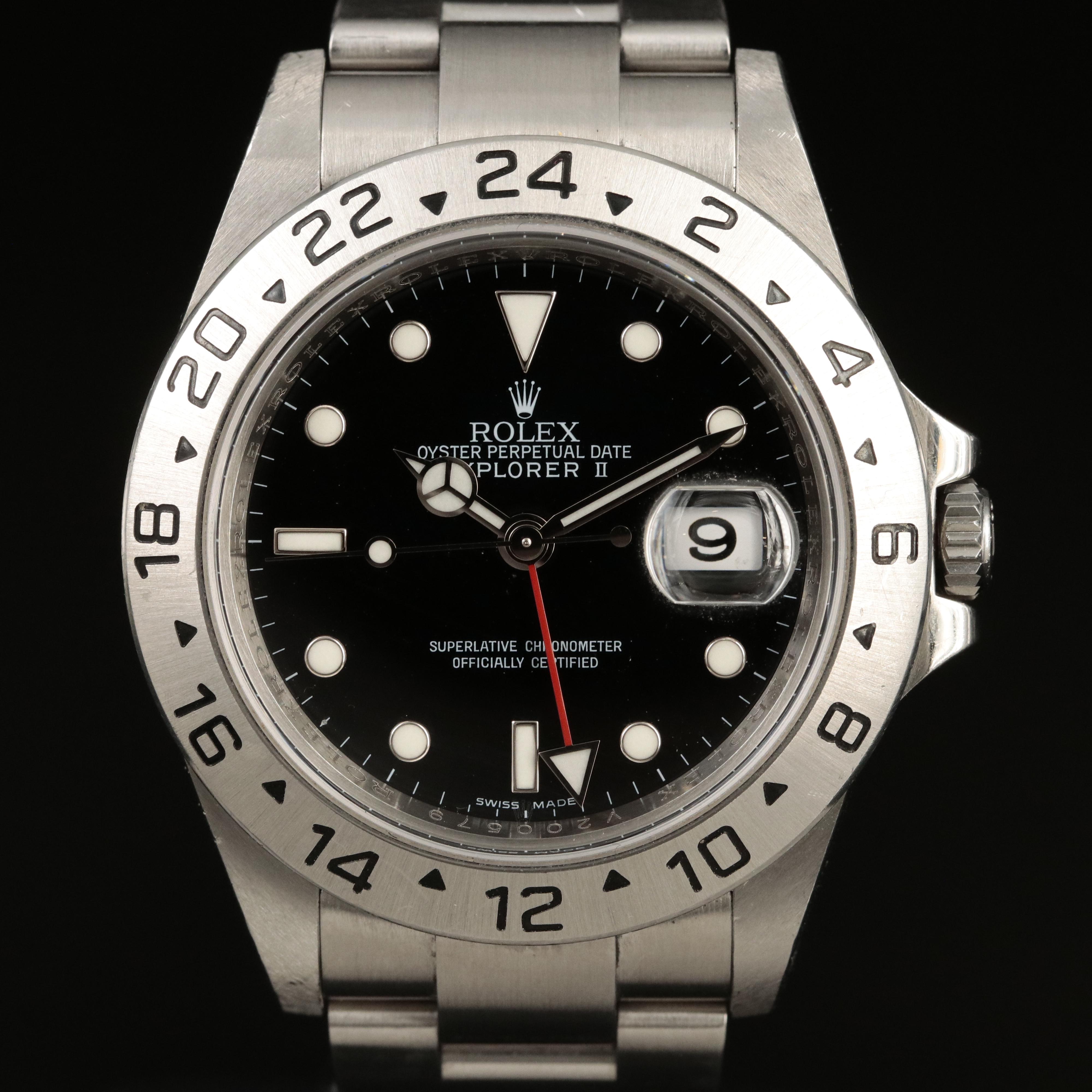 2008 Rolex Explorer II GMT Watch