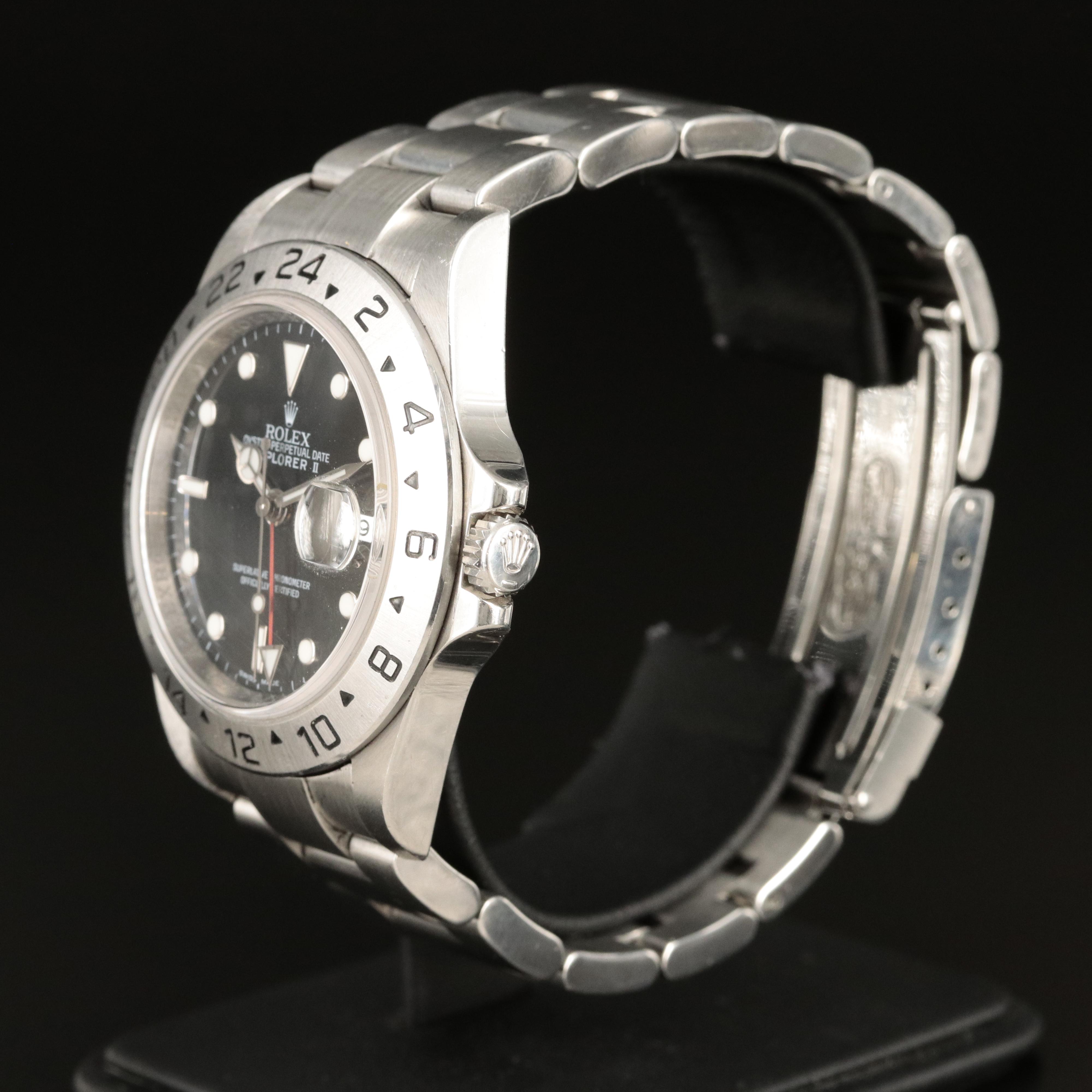 2008 Rolex Explorer II GMT Watch