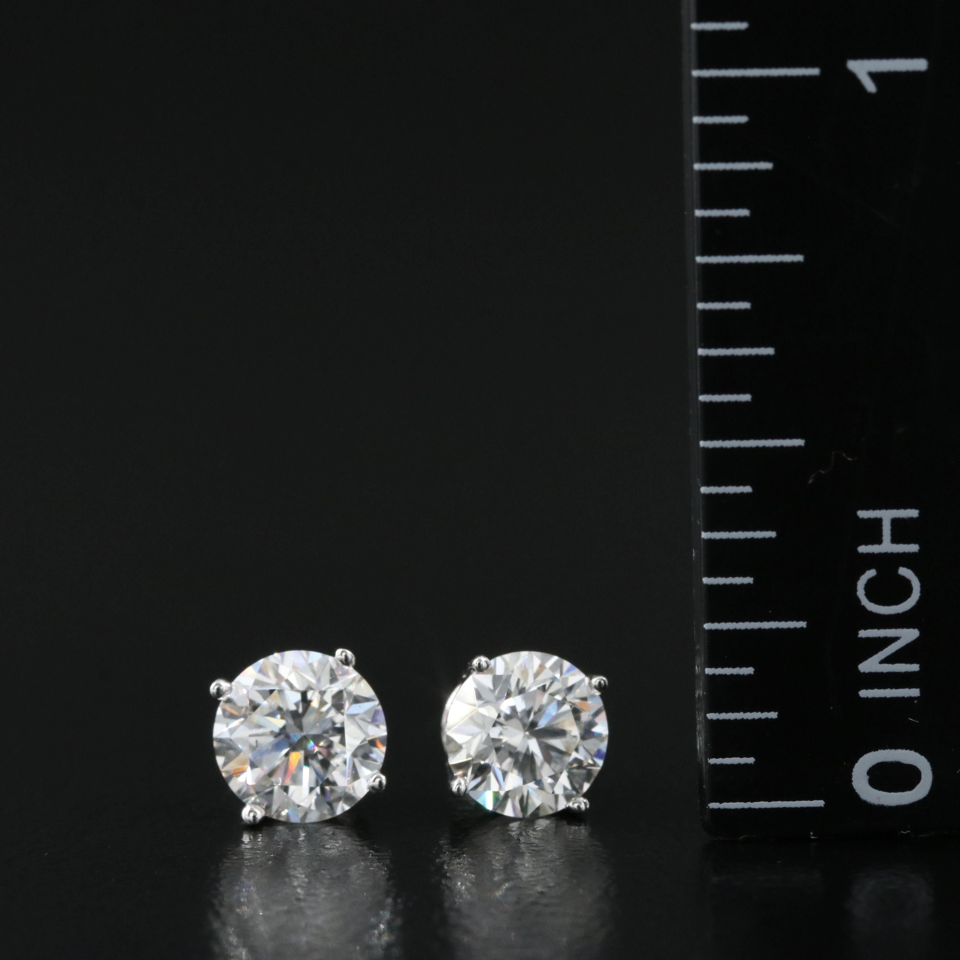 14K 1.56 CTW Lab Grown Diamond Stud Earrings