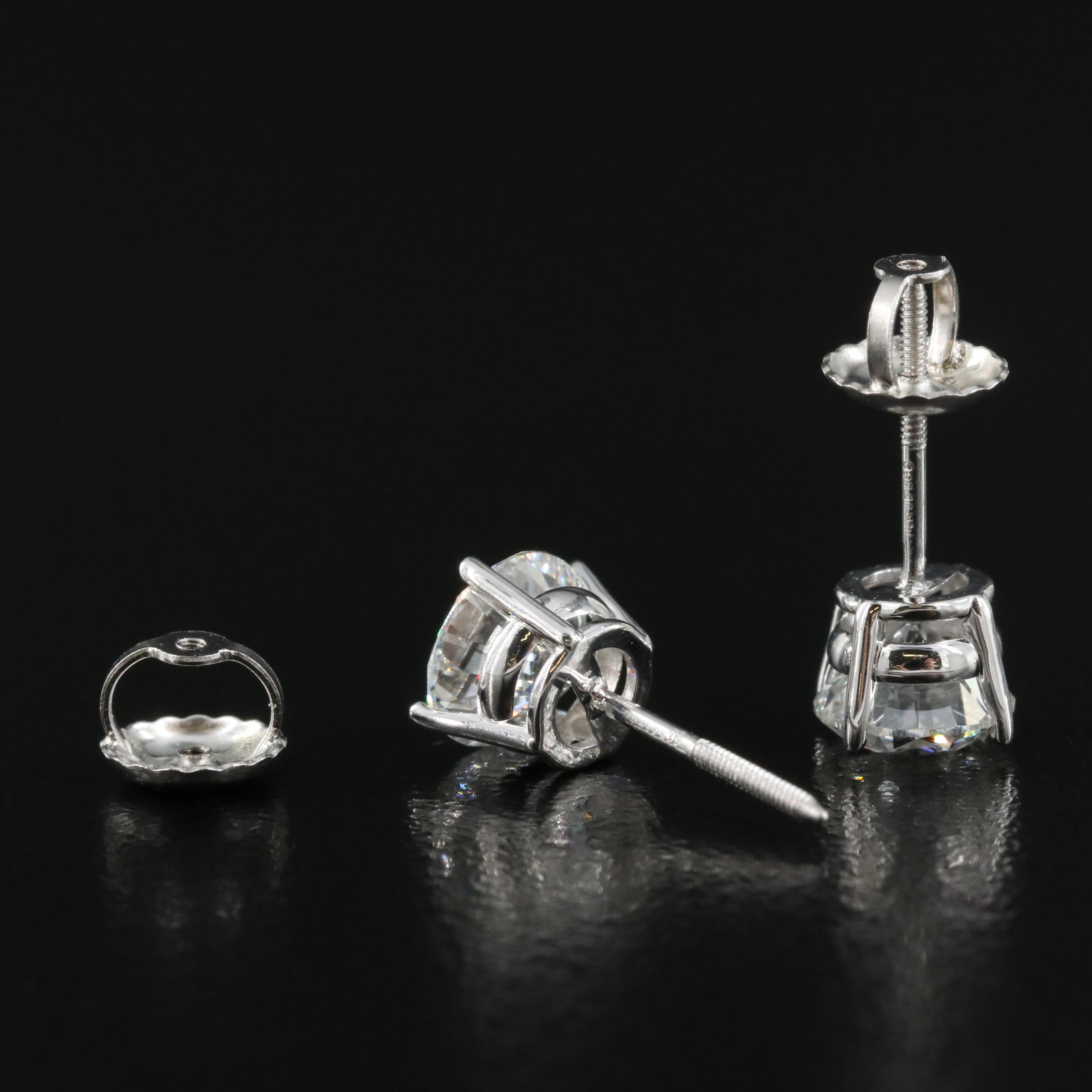 14K 1.56 CTW Lab Grown Diamond Stud Earrings