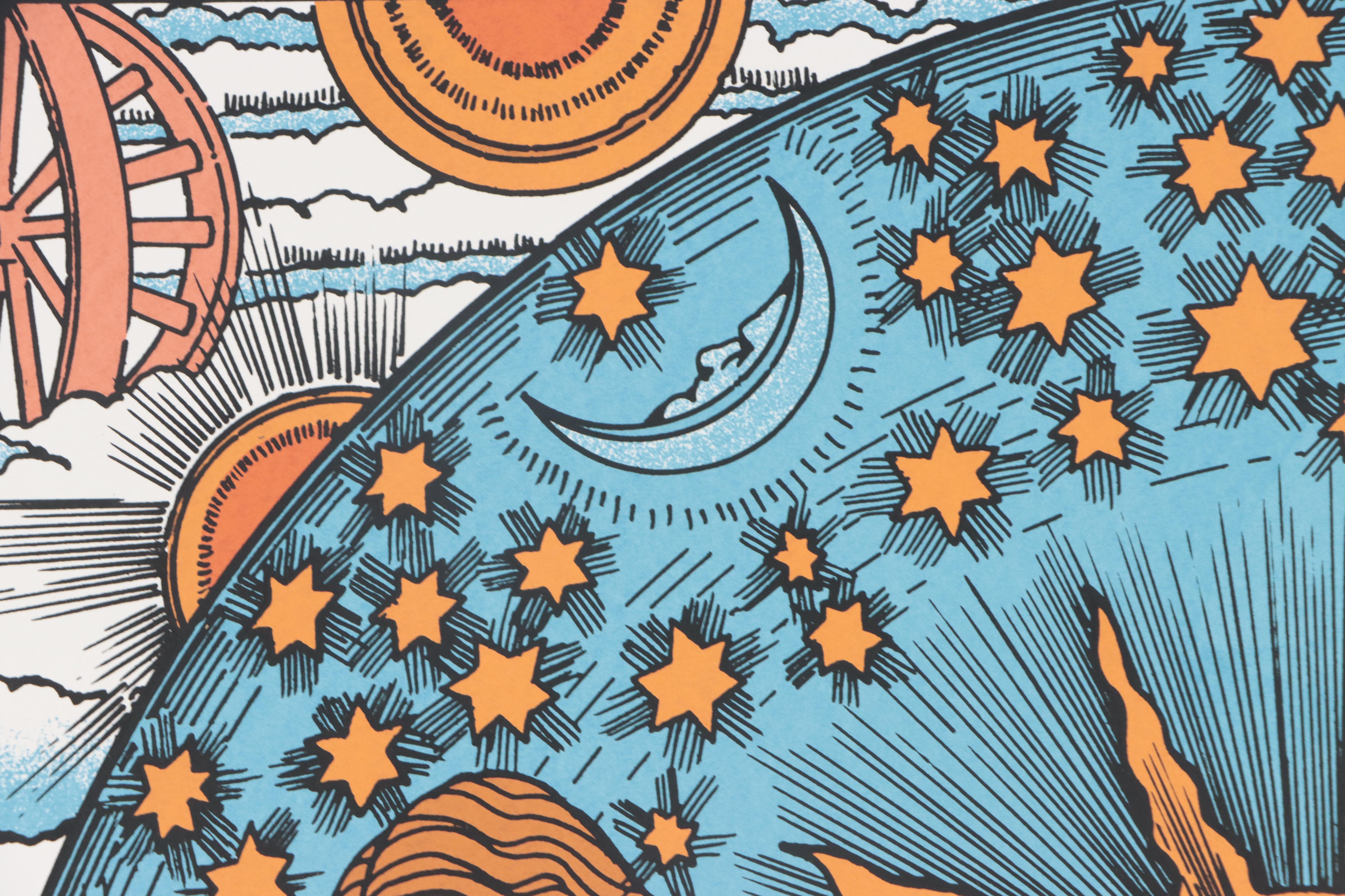 Built to Spill Serigraph Concert Poster by Gary Houston, 2003