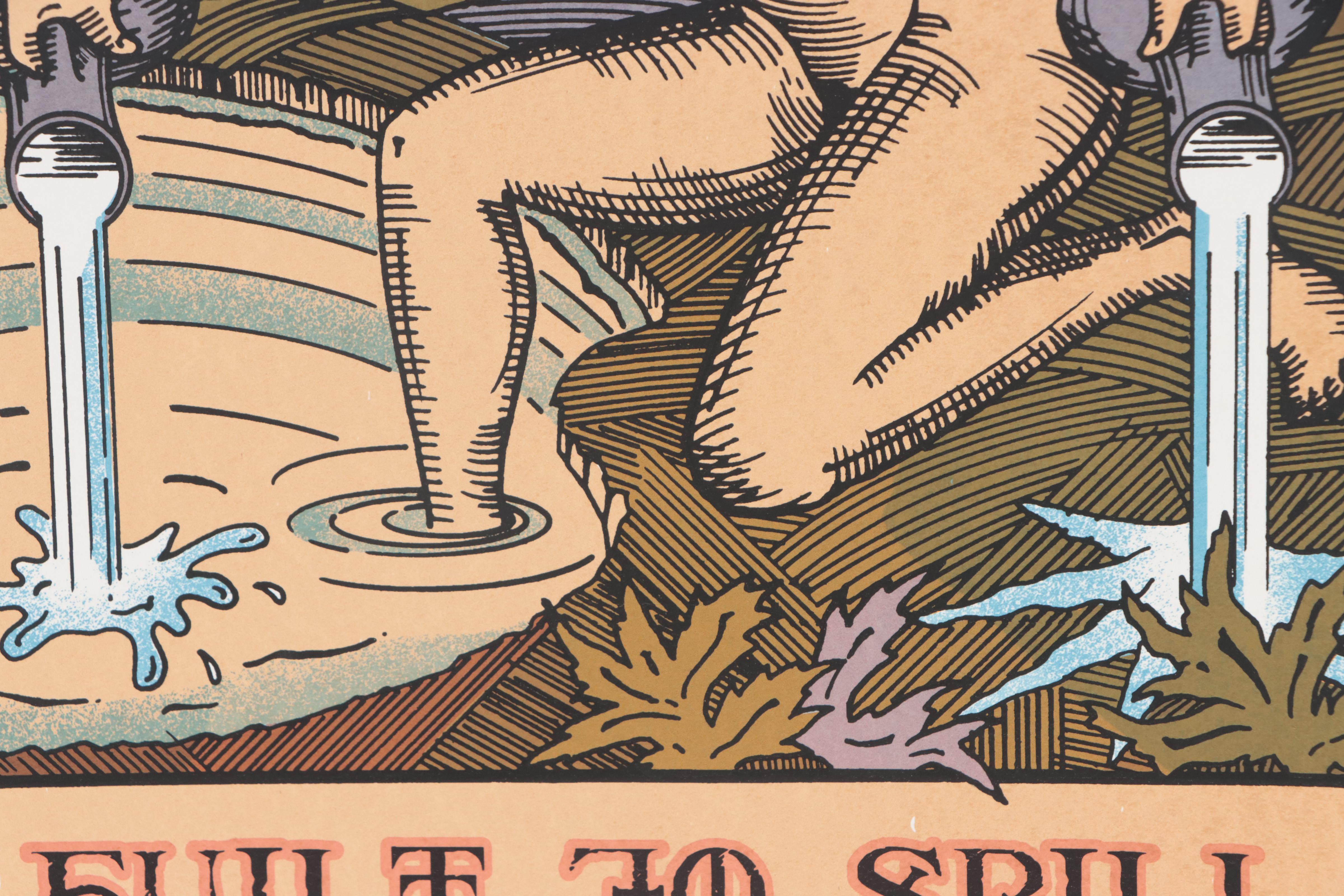 Built to Spill Serigraph Concert Poster by Gary Houston, 2003