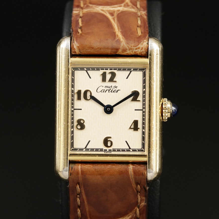 Cartier Must de Cartier Tank Wristwatch