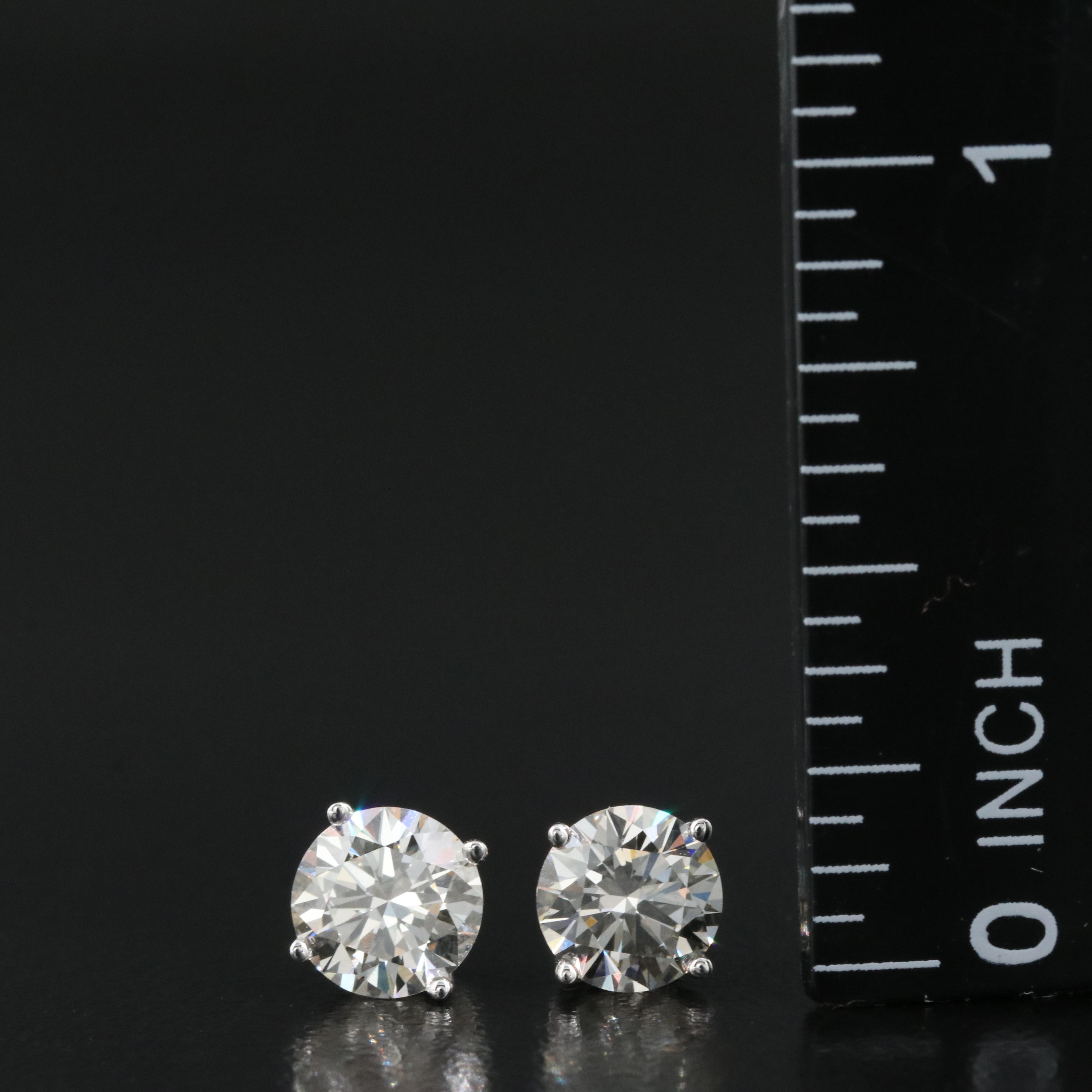 14K 1.55 CTW Lab Grown Diamond Stud Earrings