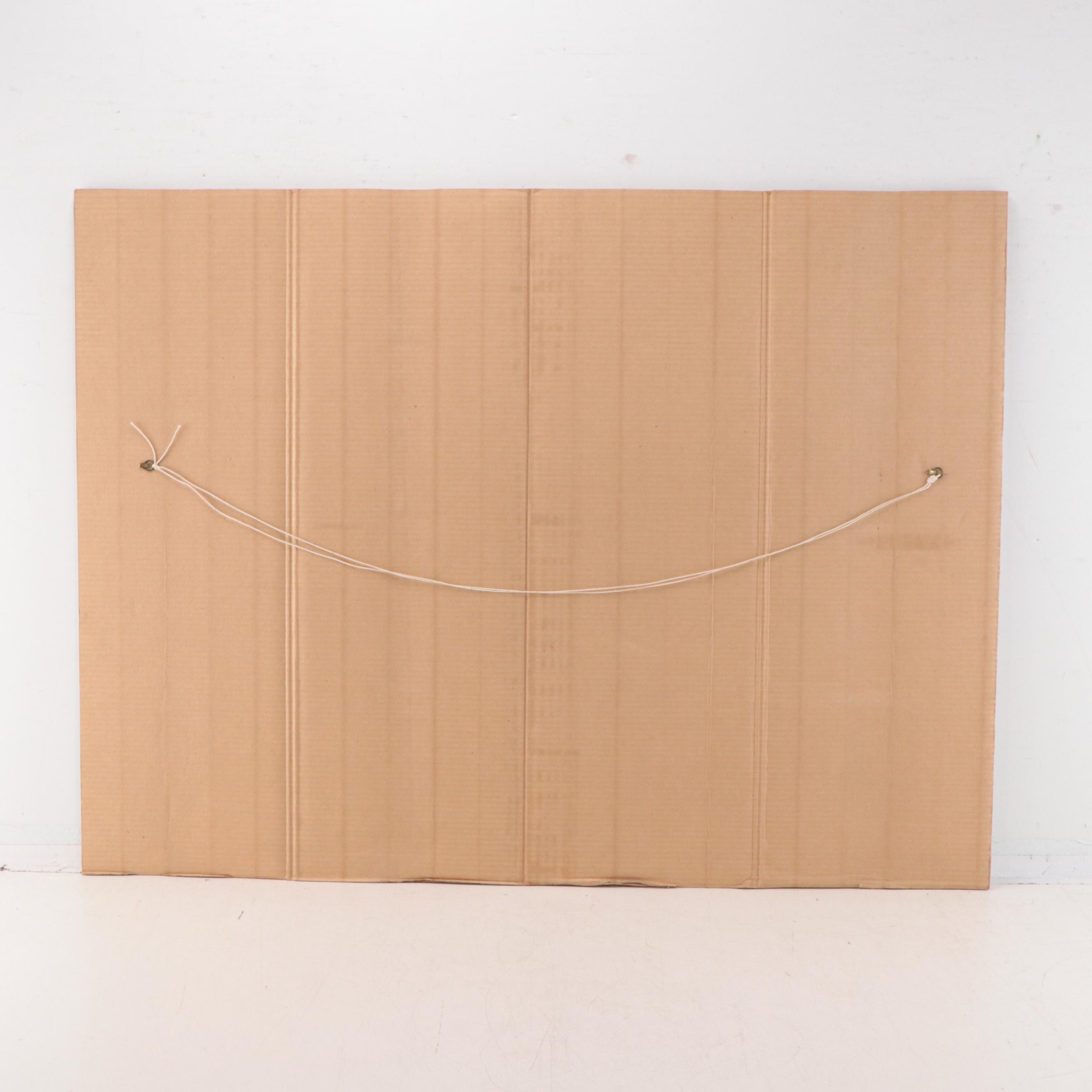 Dan Burne Jones Gouache Painting of Thomas Wolfe House Interior, 1952