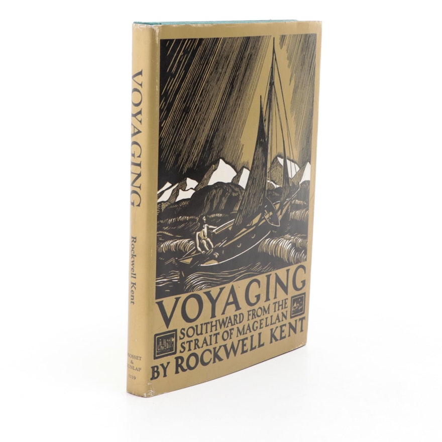 Signed and Inscribed Revised Edition "Voyaging" by Rockwell Kent, 1968