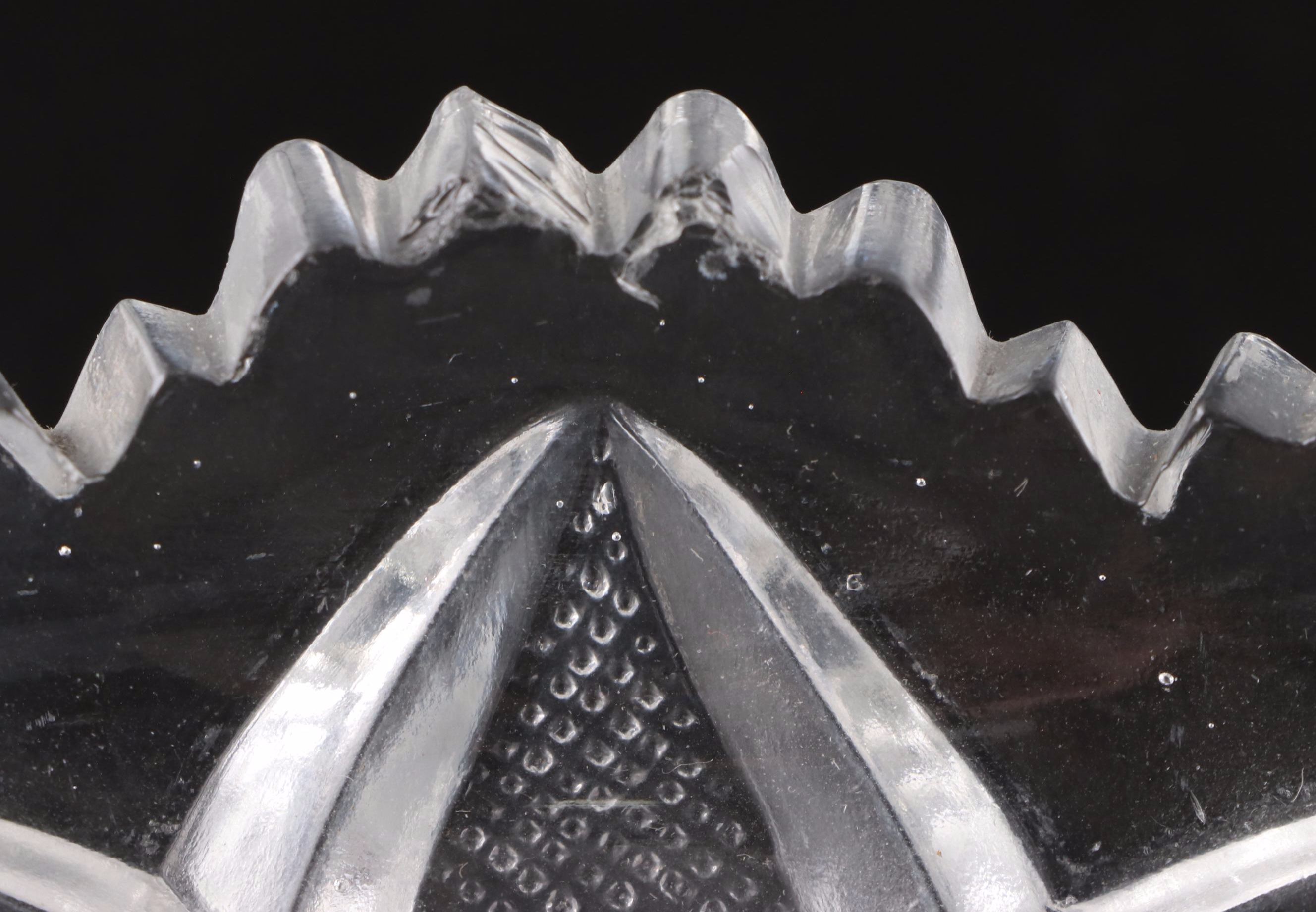 American Brilliant Style Cut Glass Compote with Cut Glass and Crystal Containers