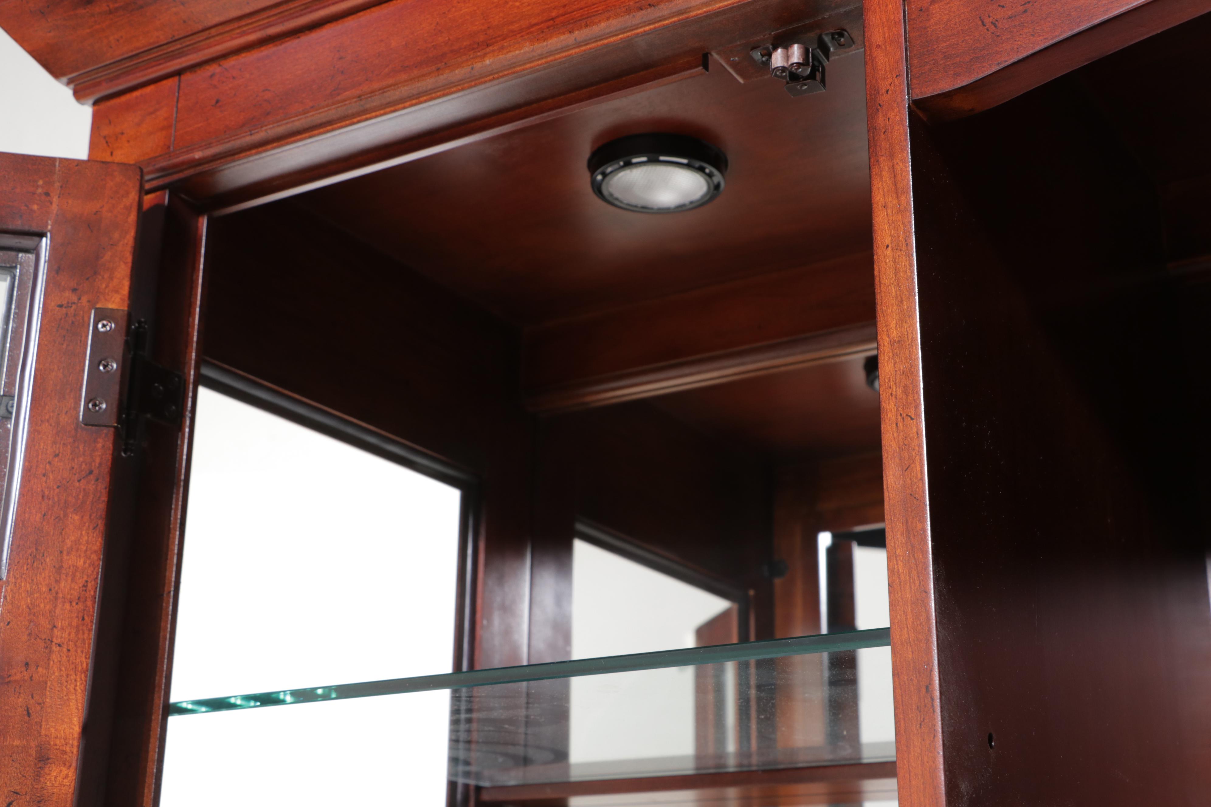 Broyhill "Vantana" Arts & Crafts Style Cherry-Veneered China Cabinet