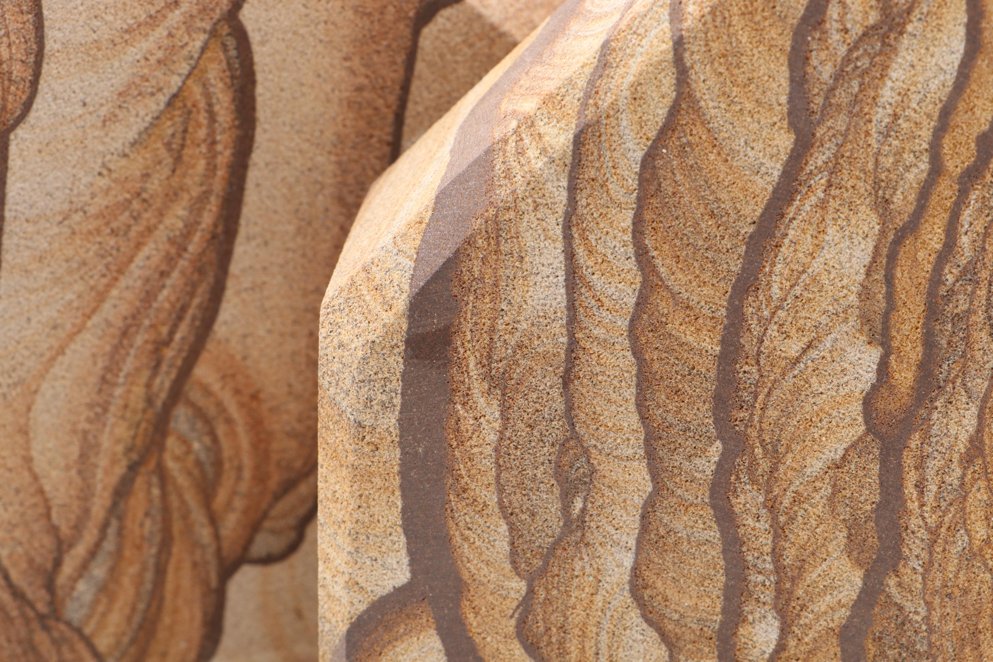 Beveled Sandstone Bookends