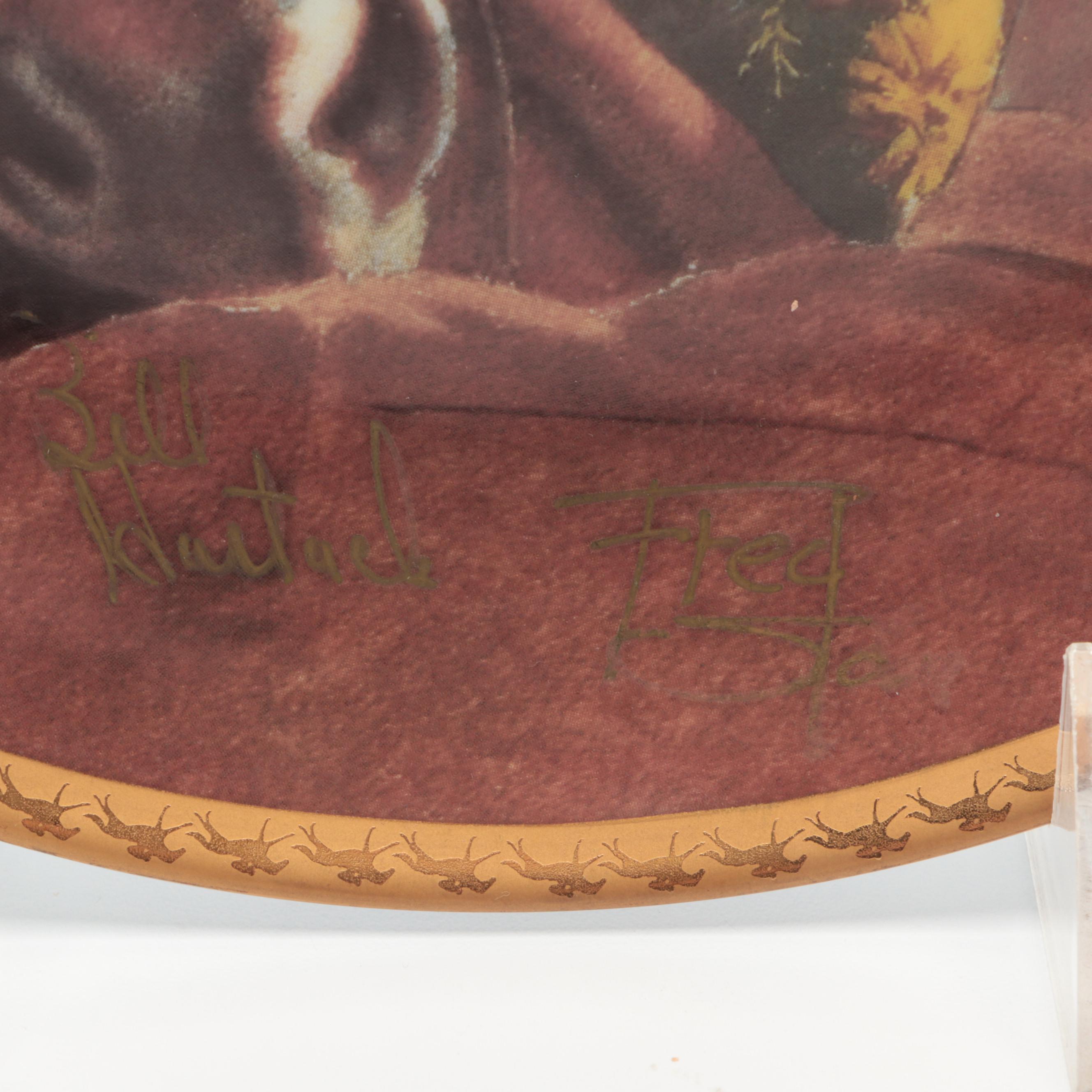 Signed Limited Edition "Northern Dancer" with "Secretariat" Collector Plates