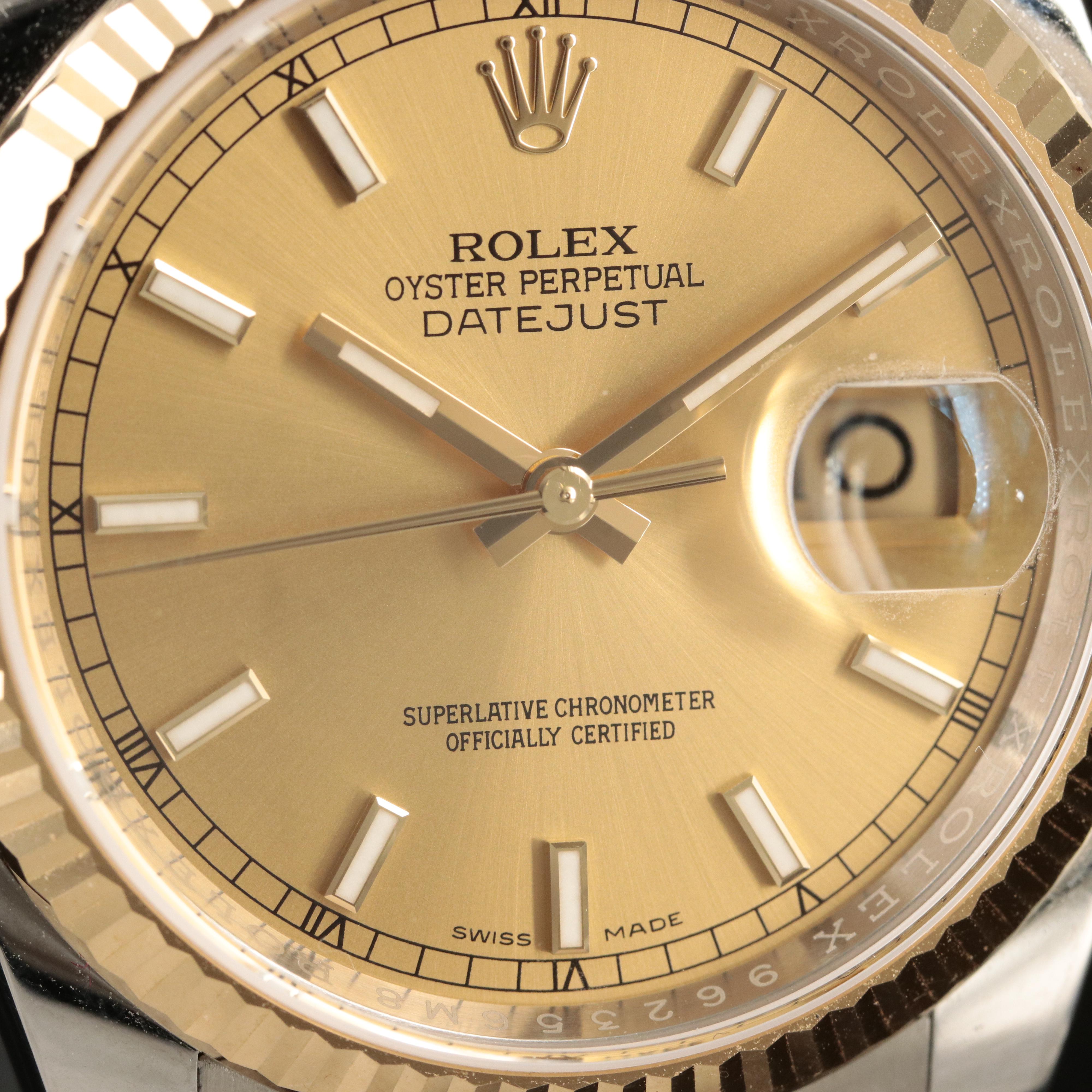 2016 "Rolesor" Rolex Oyster Perpetual Datejust Watch