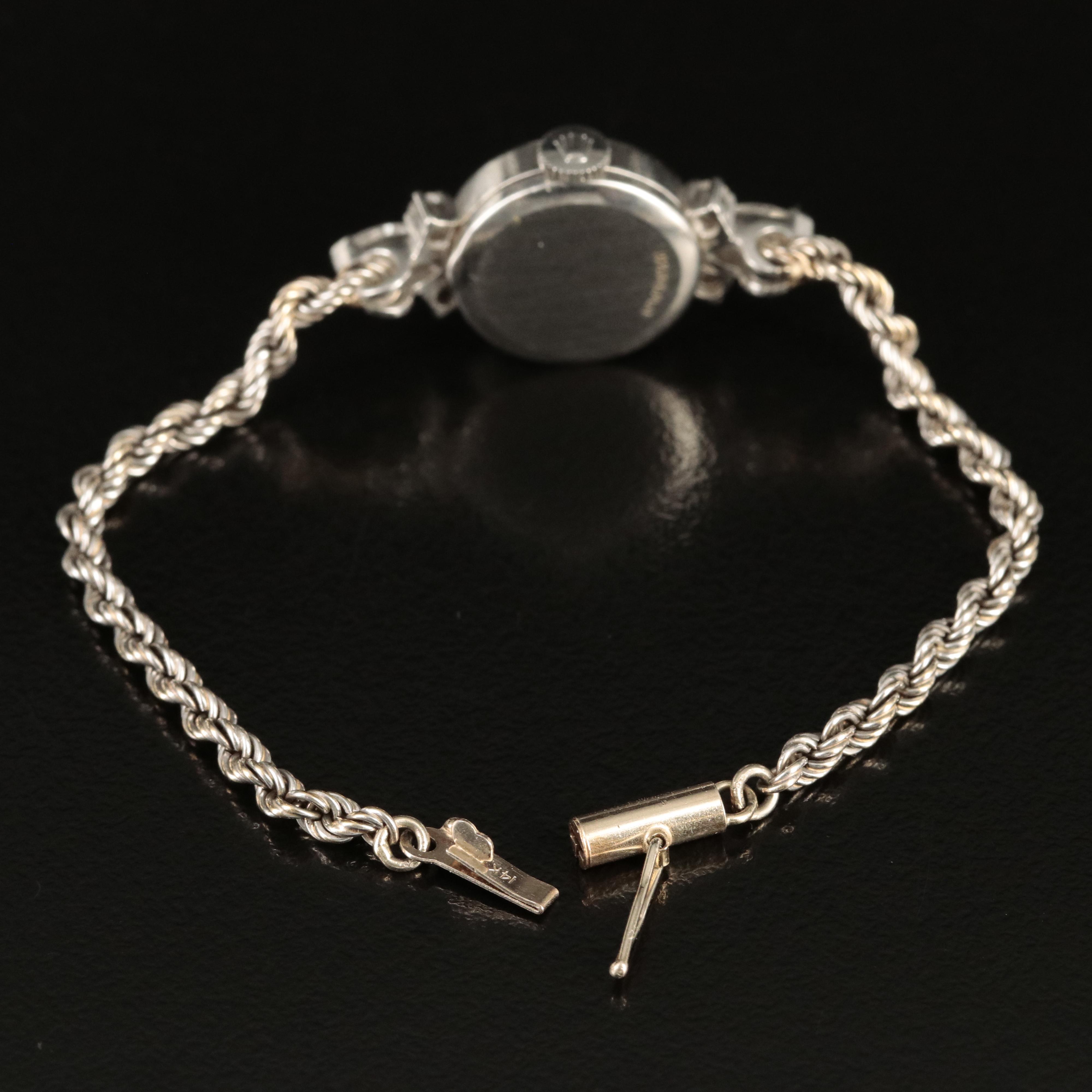 Vintage Rolex Platinum 0.73 CTW Diamond Watch