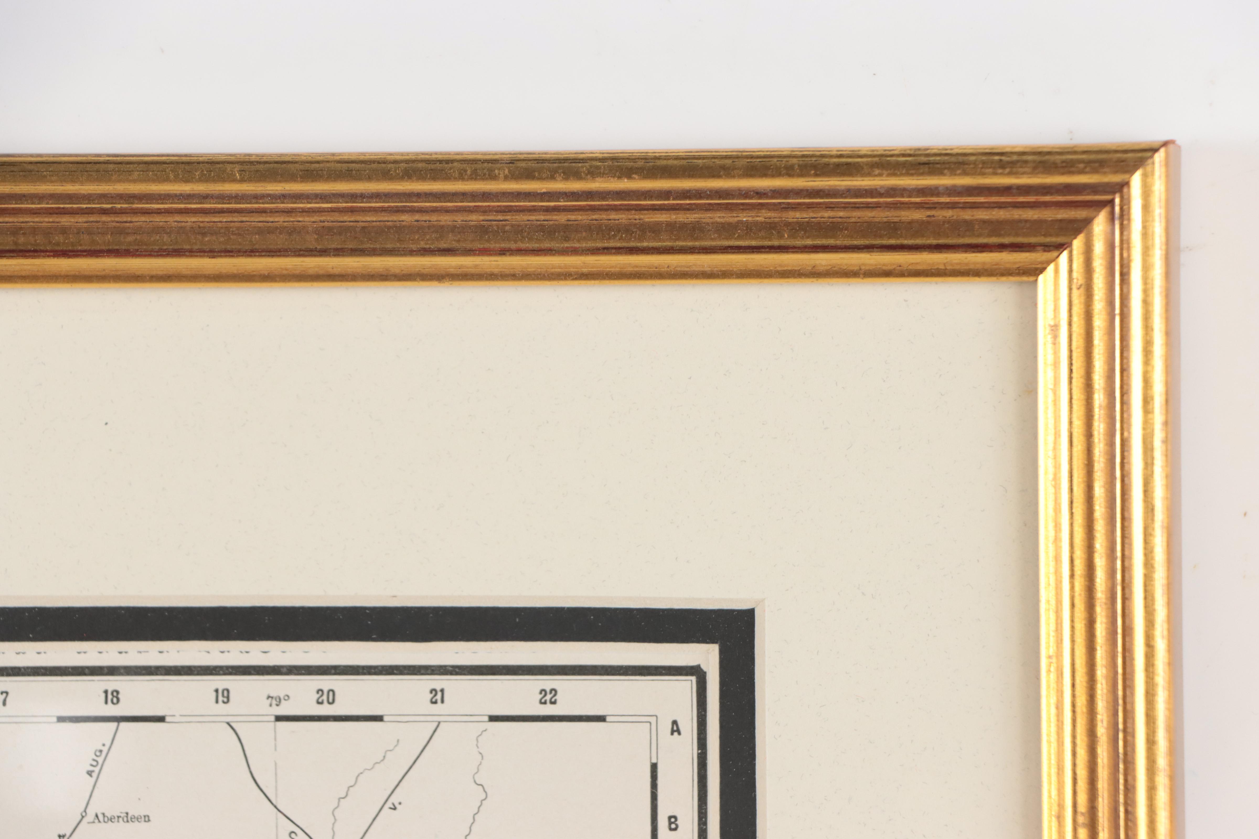 Rand, McNally & Co. Wax Engraving "Map of South Carolina," 1895