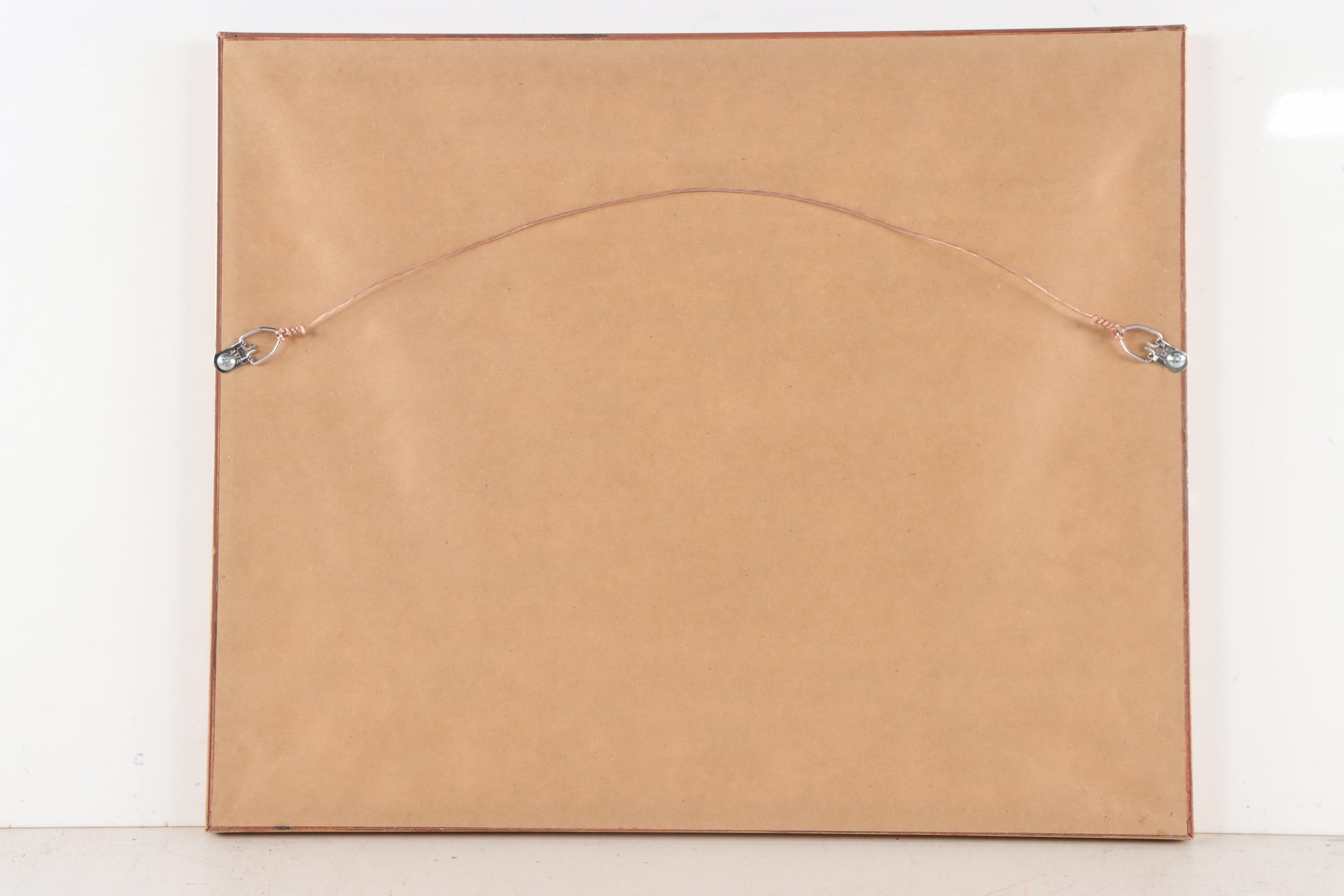 Rand, McNally & Co. Wax Engraving "Map of Massachusetts," 1895