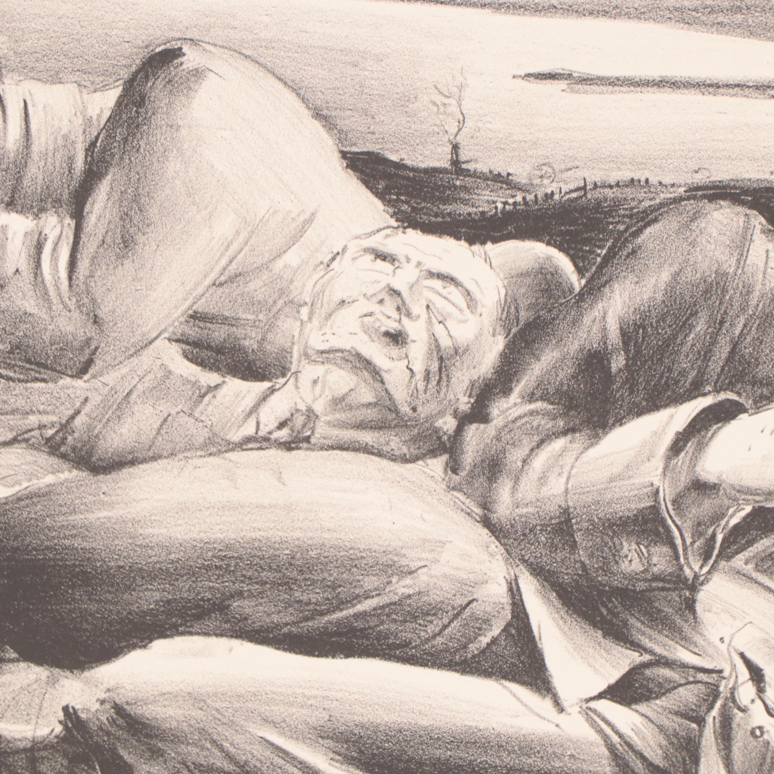 Dan Burne Jones Lithograph Illustration