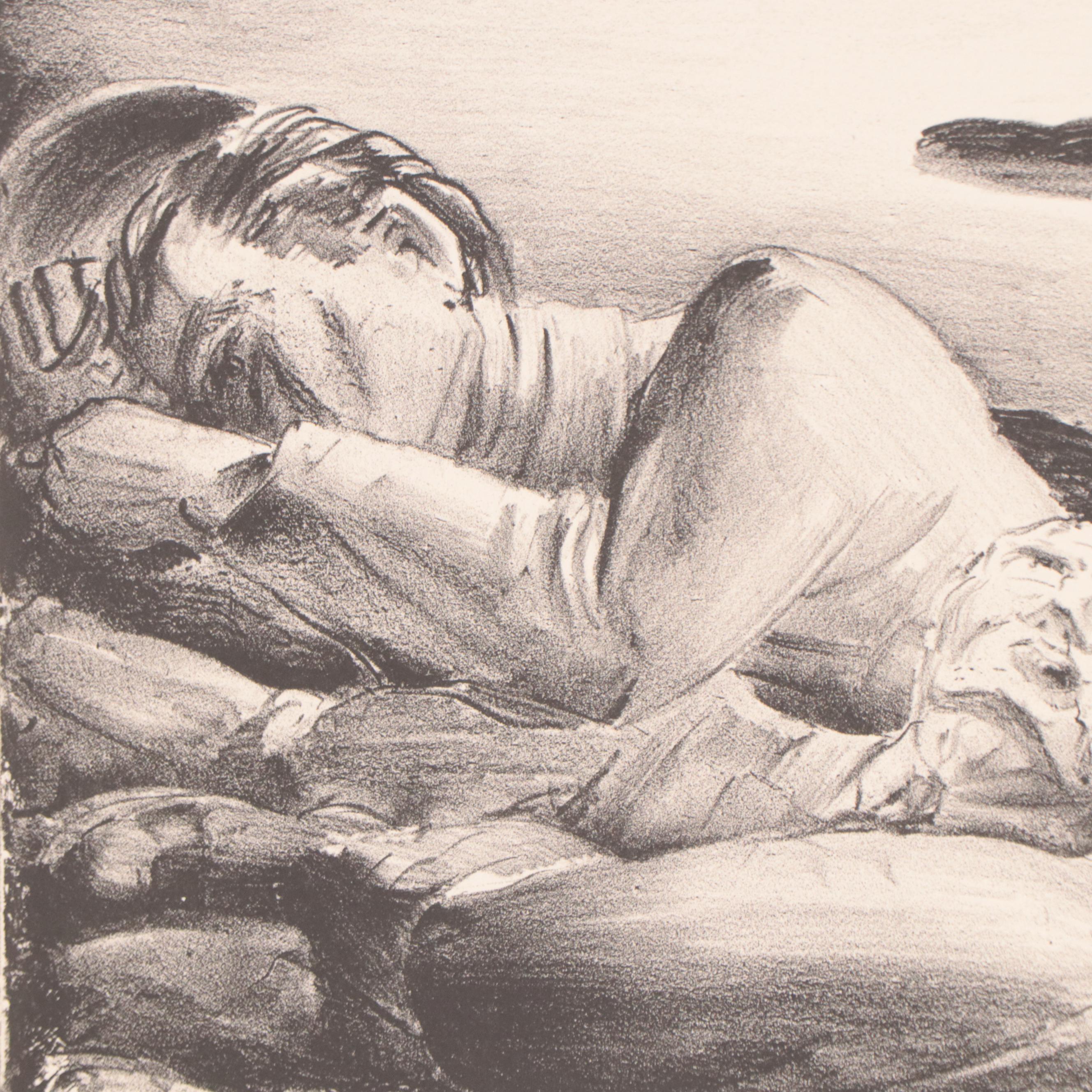 Dan Burne Jones Lithograph Illustration