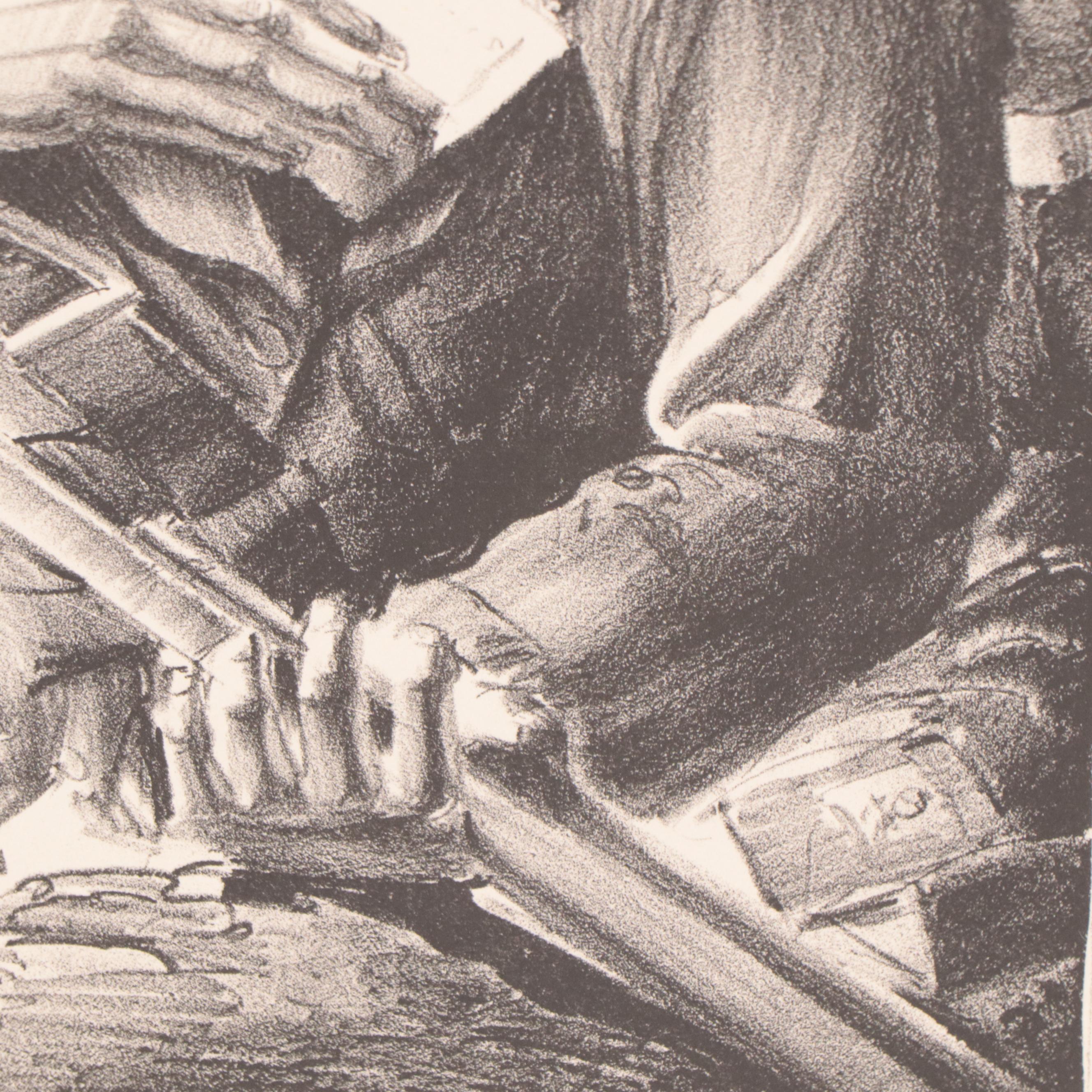 Dan Burne Jones Lithograph Illustration