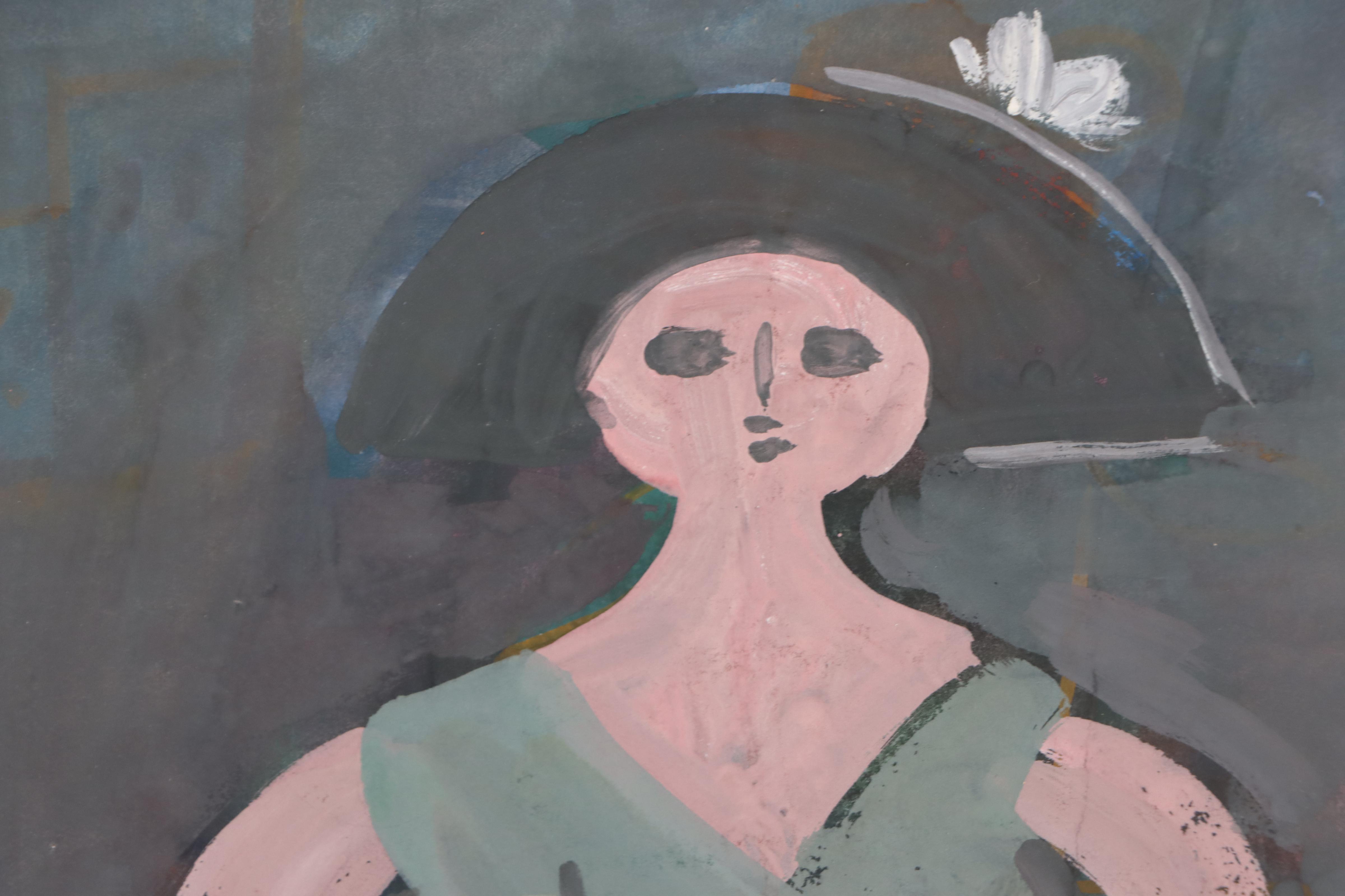 Esther Phillips Portrait and Landscape Watercolor Paintings, 1952