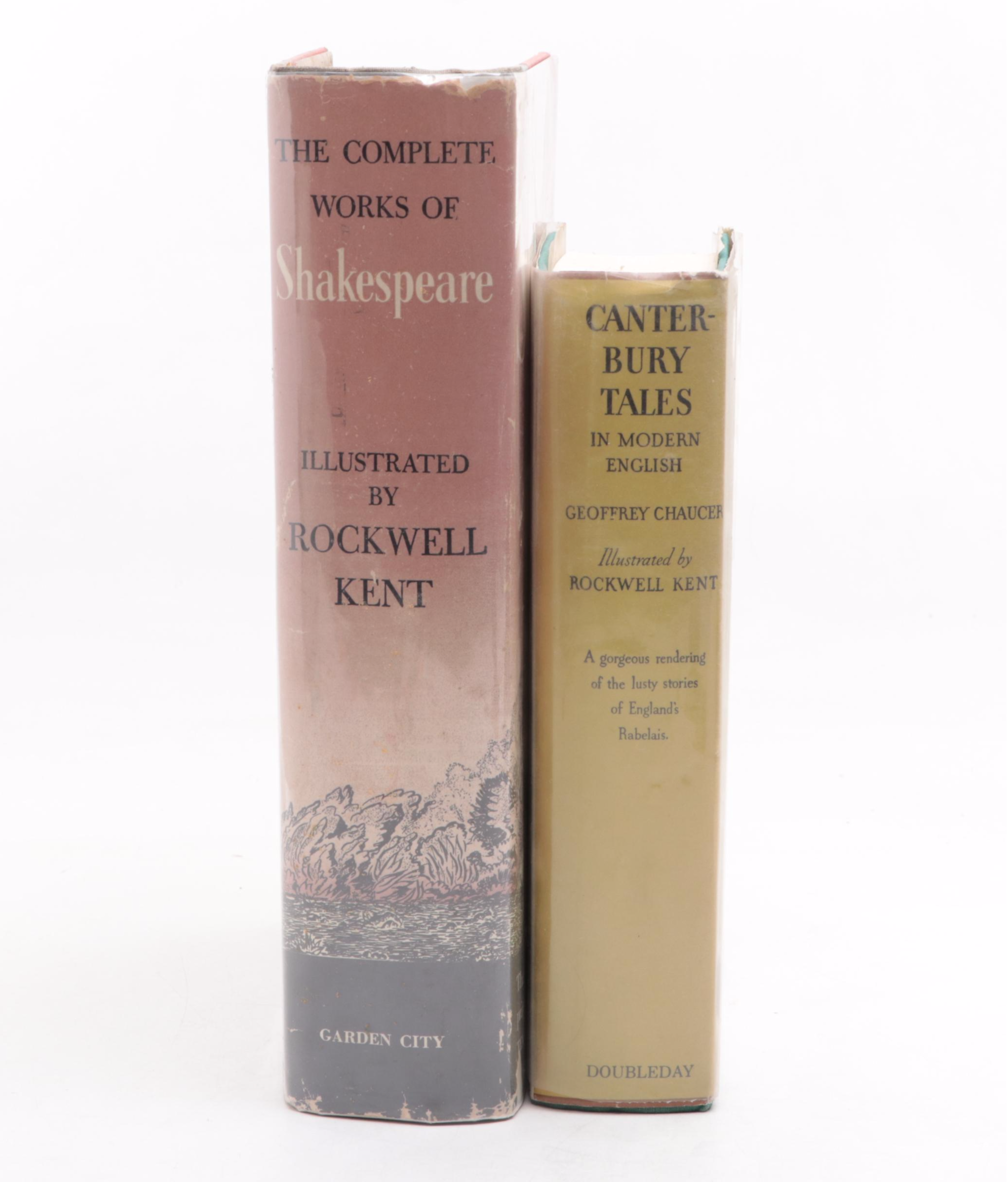 Rockwell Kent Illustrated "Canterbury Tales" and "Complete Works of Shakespeare"