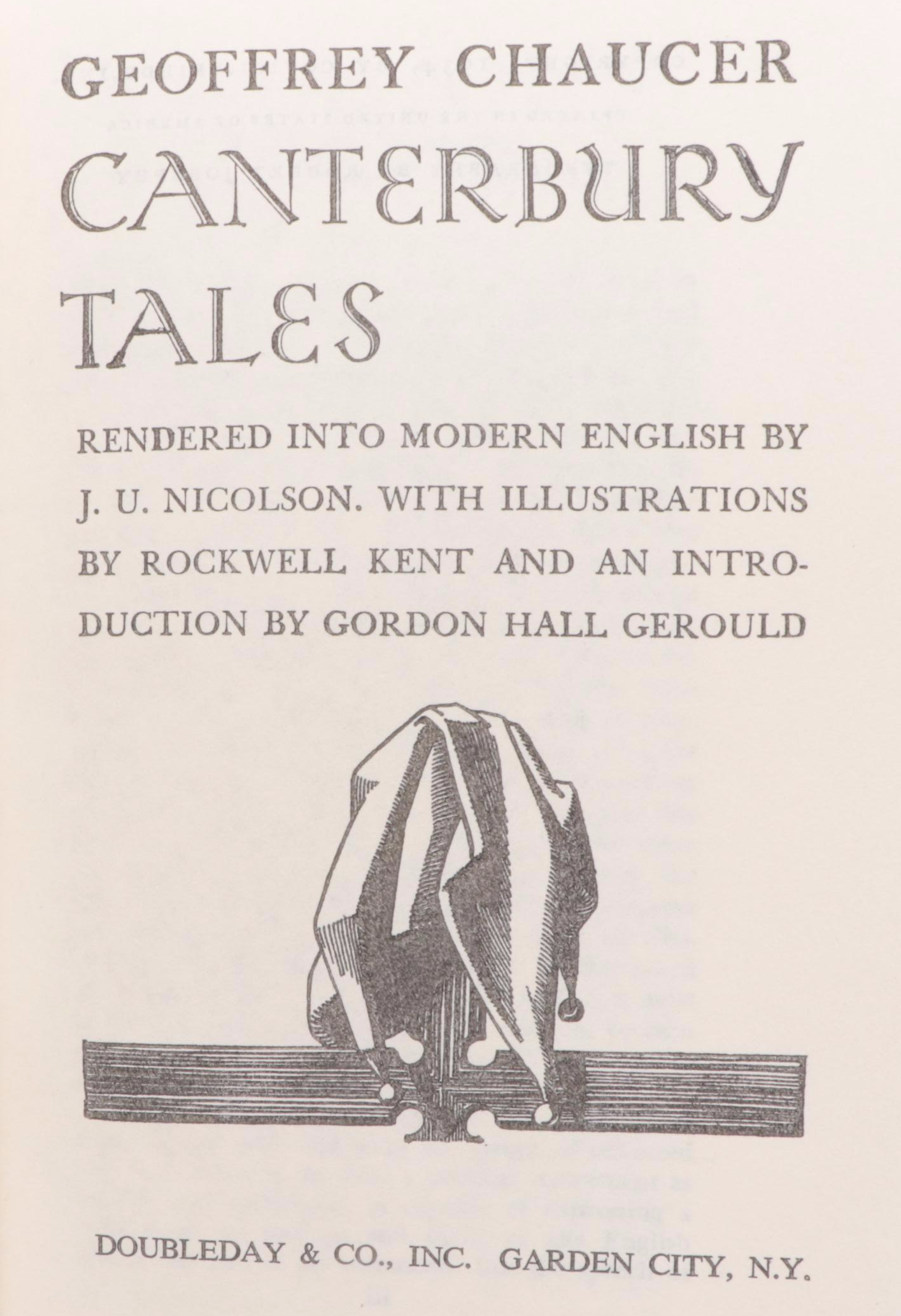 Rockwell Kent Illustrated "Canterbury Tales" and "Complete Works of Shakespeare"