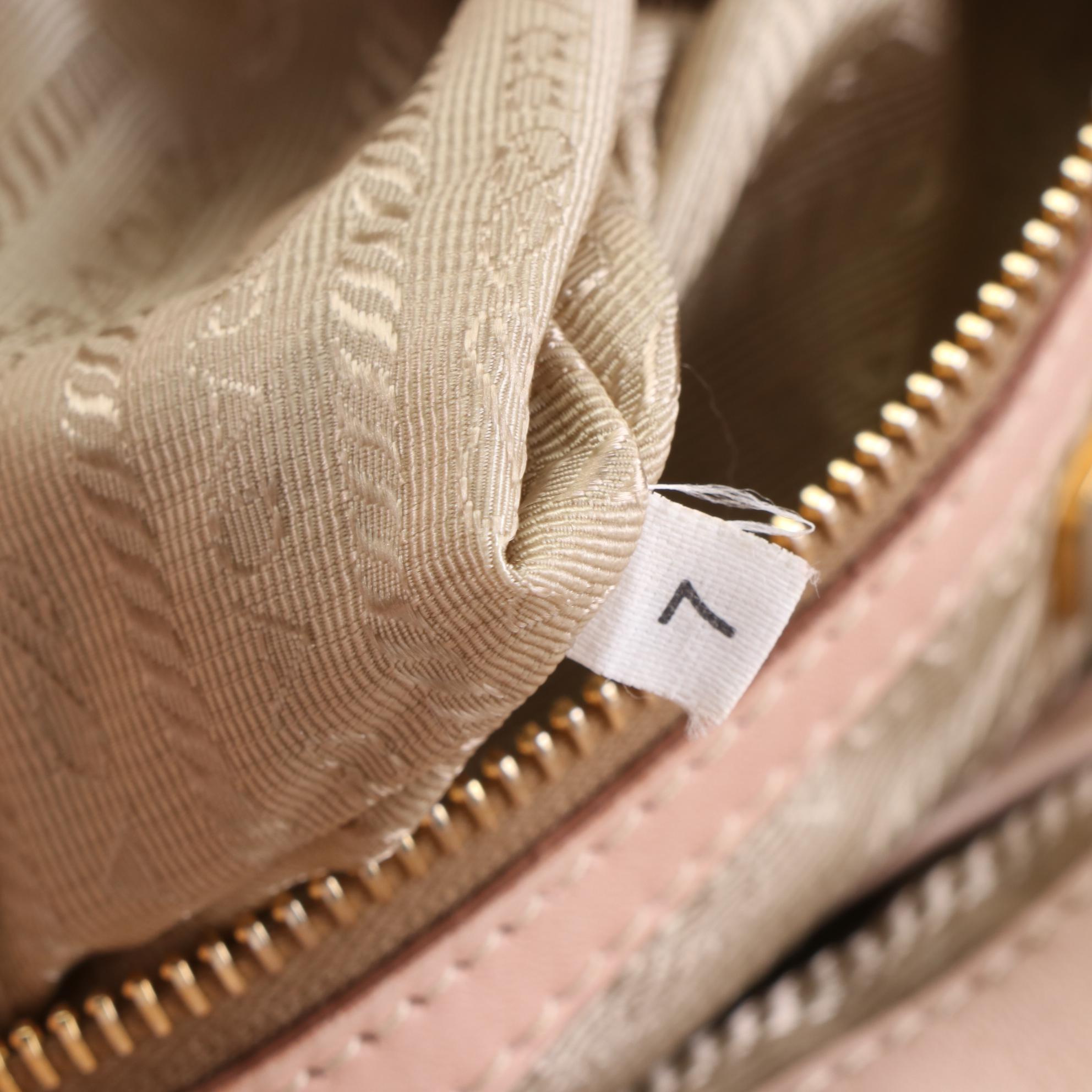 Prada Two-Way Tote in Nappa Gaufre Leather