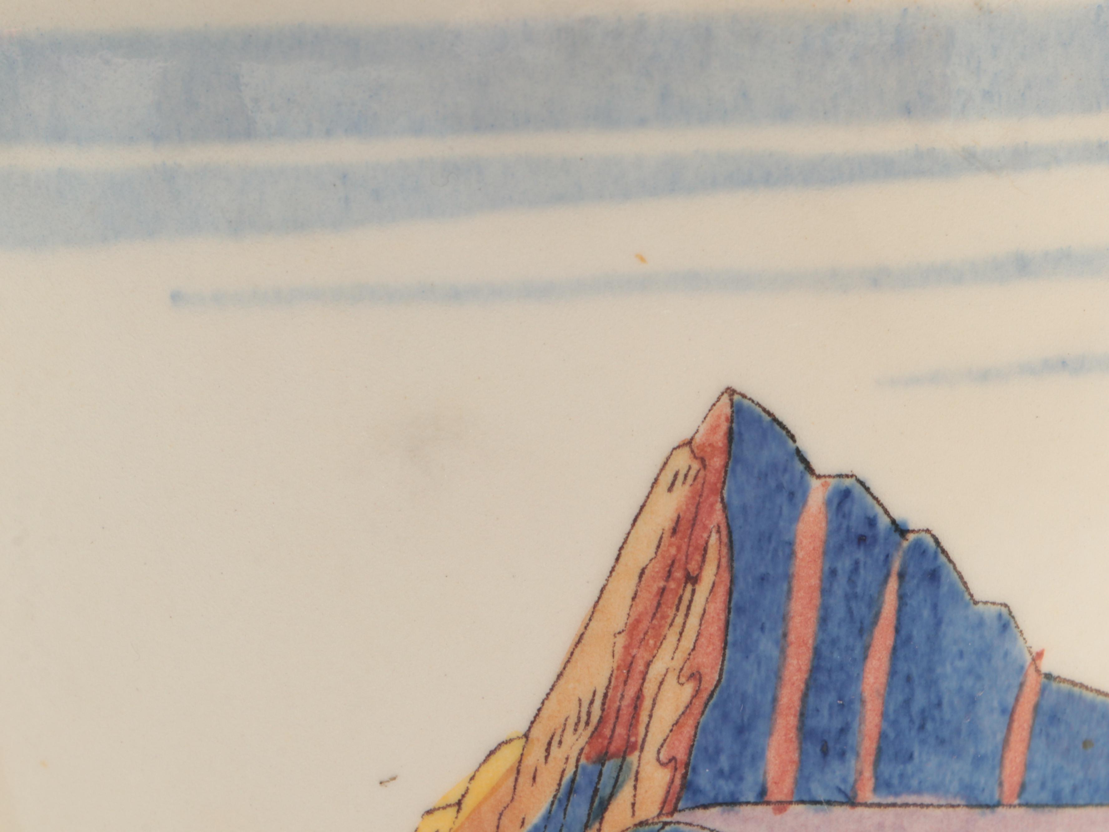 Rockwell Kent for Vernon Kilns "Salamina" Pitcher and Serving Bowls, Mid-20th C.