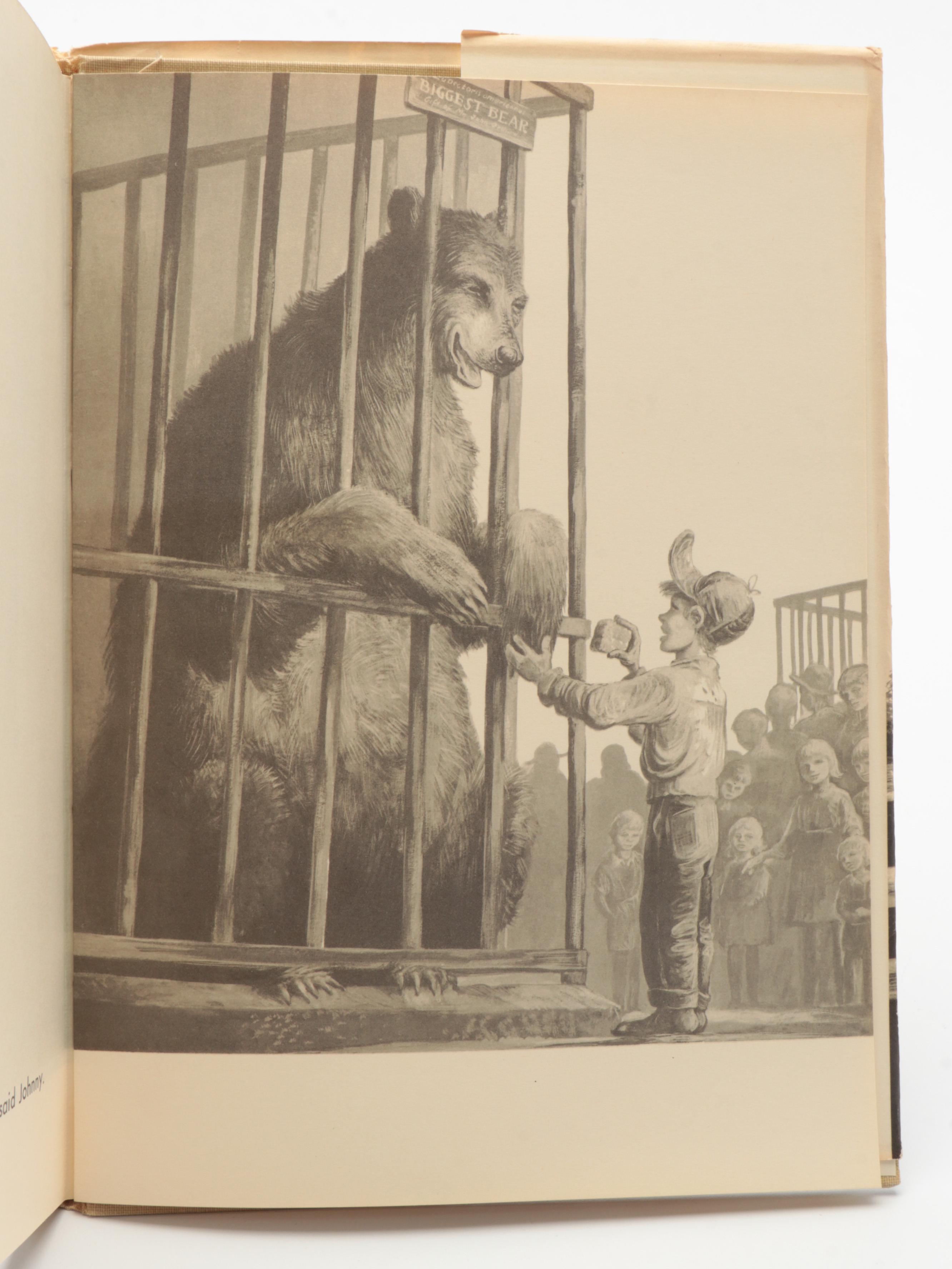 Lynd Ward Signed First Edition "The Biggest Bear" with Japanese Language Edition