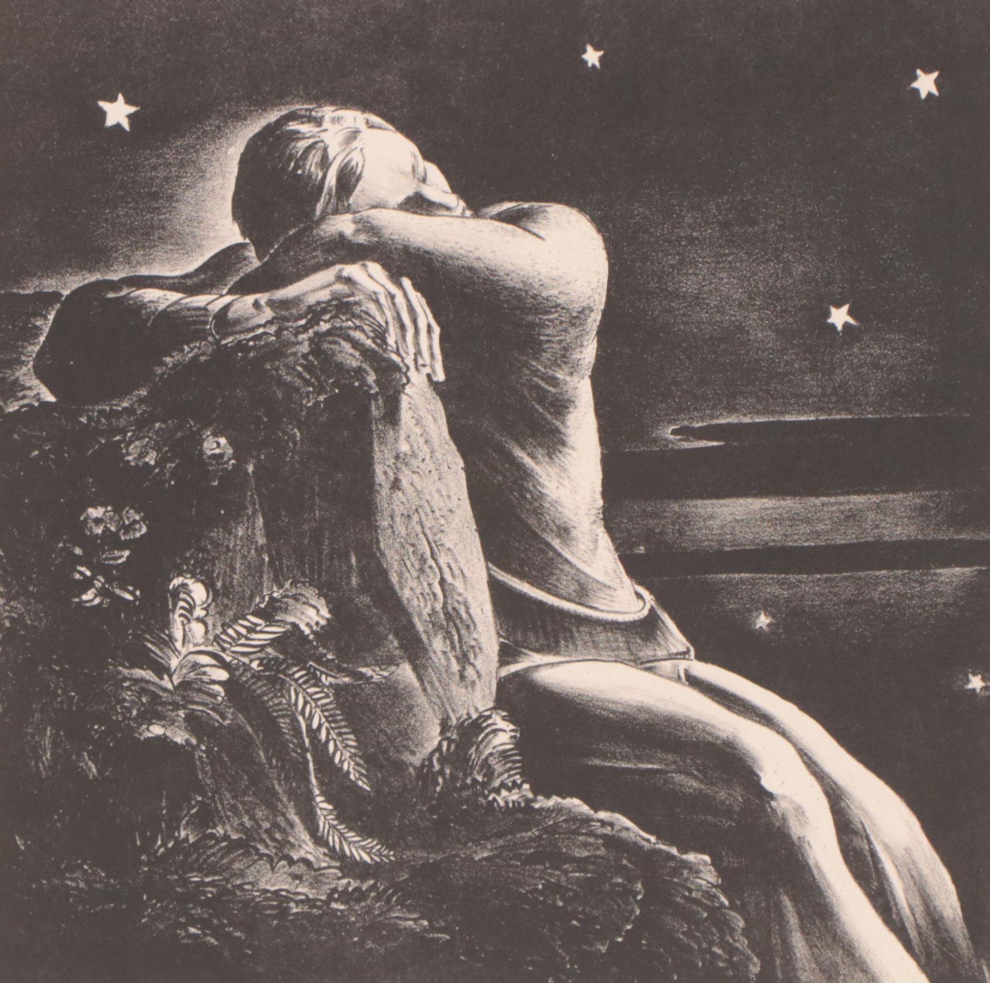 Dan Burne Jones Lithograph "The Dream Keeper"