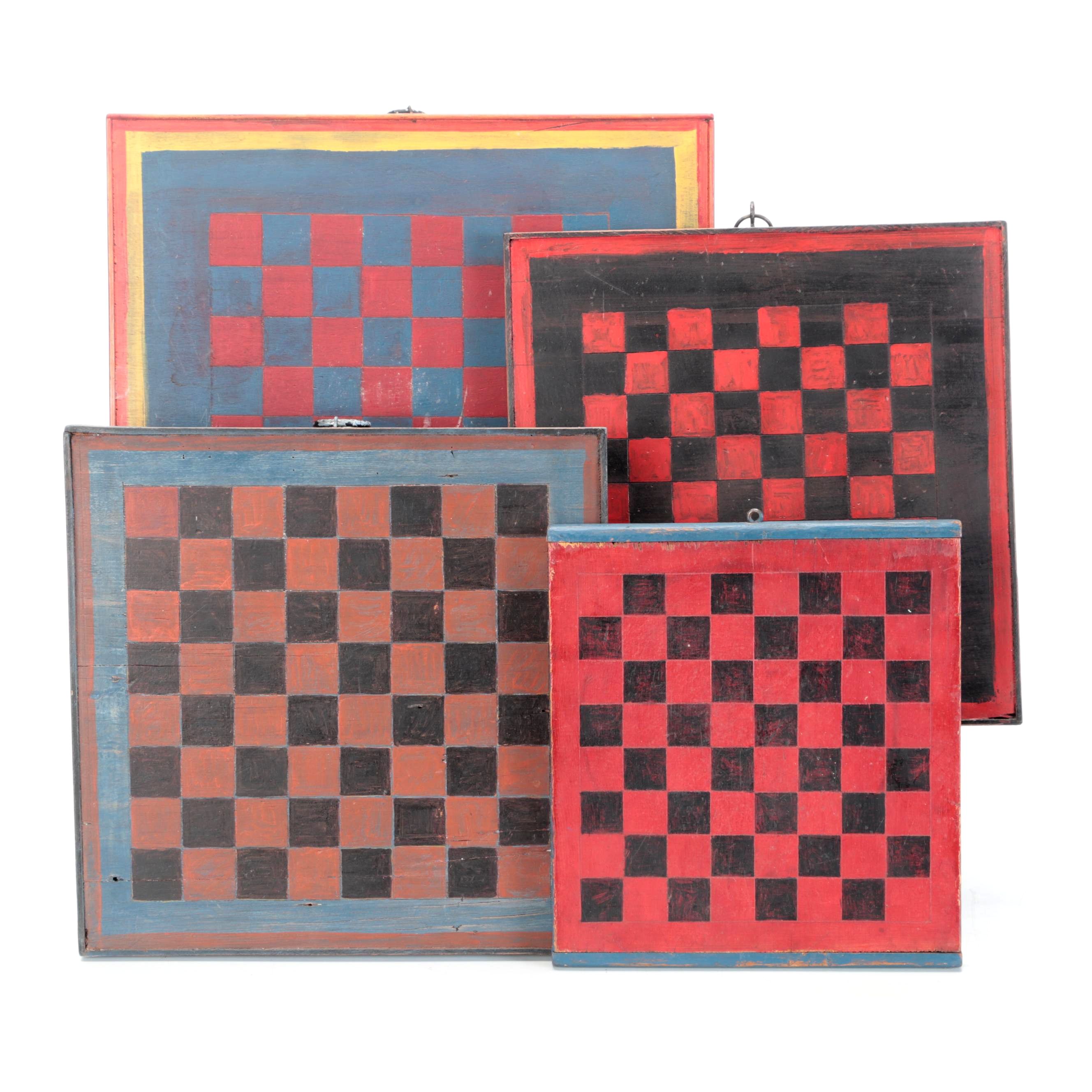 Primitive Style Handmade Wall Hanging Checkerboards