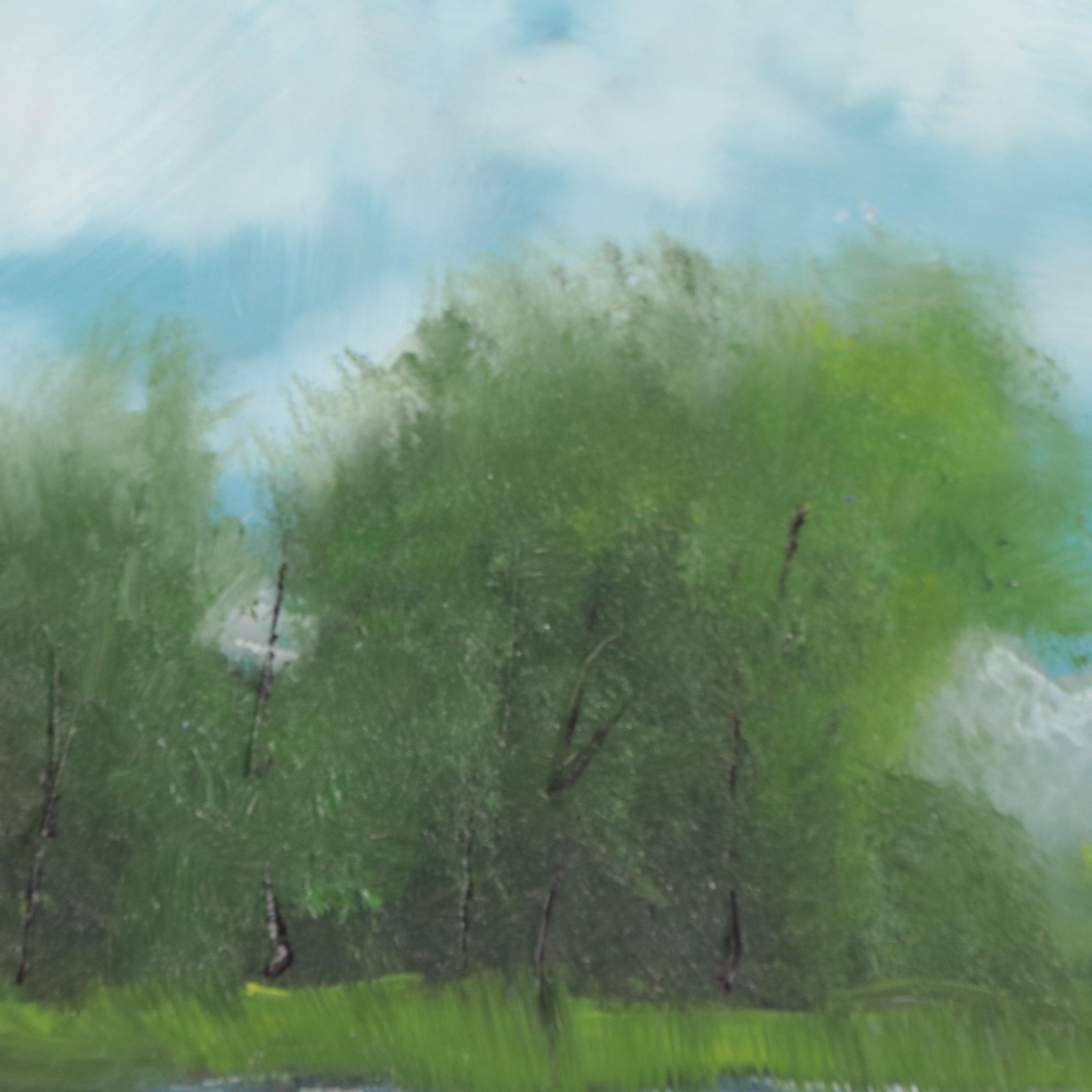 David Wesley Poe Landscape Oil Painting, 21st Century