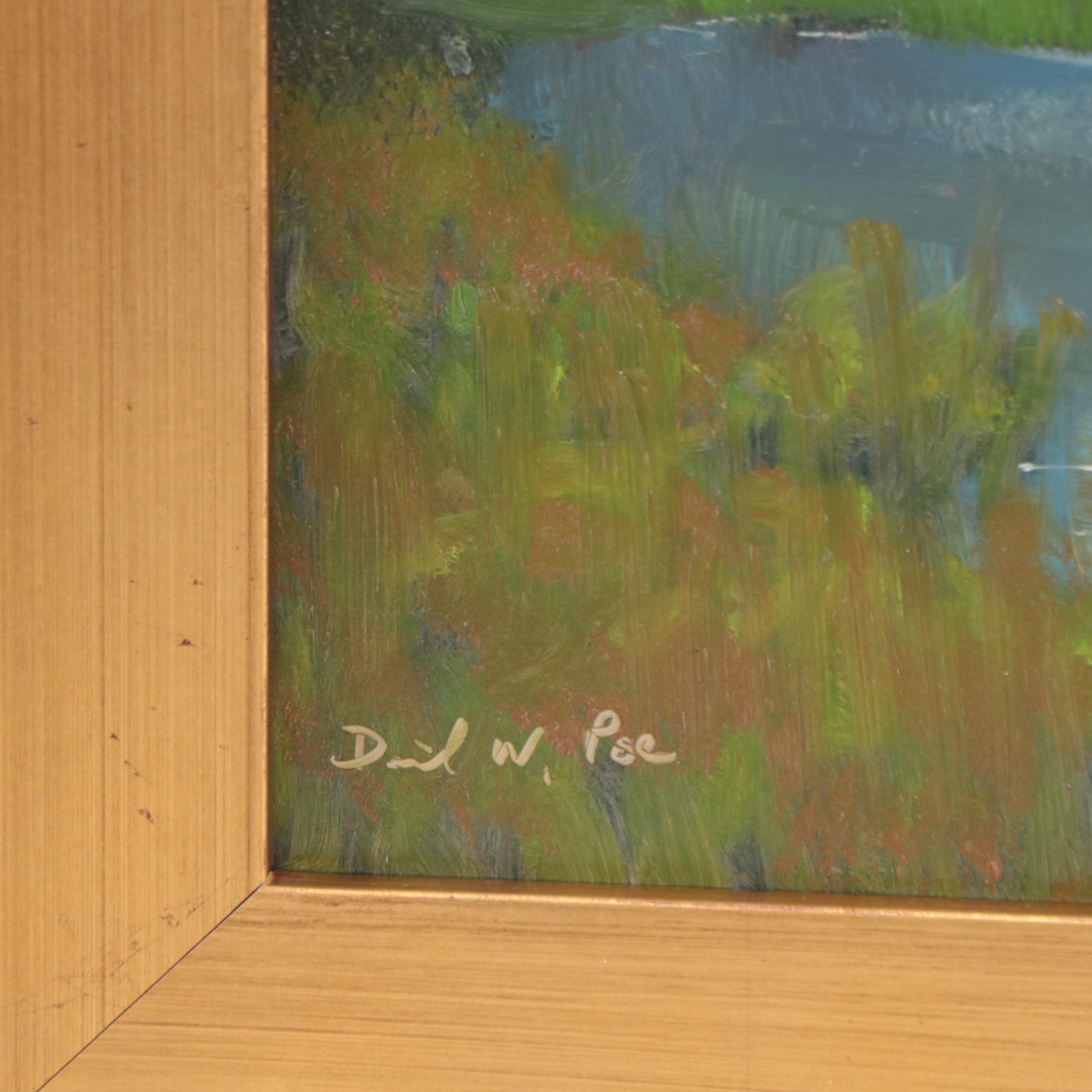 David Wesley Poe Landscape Oil Painting, 21st Century