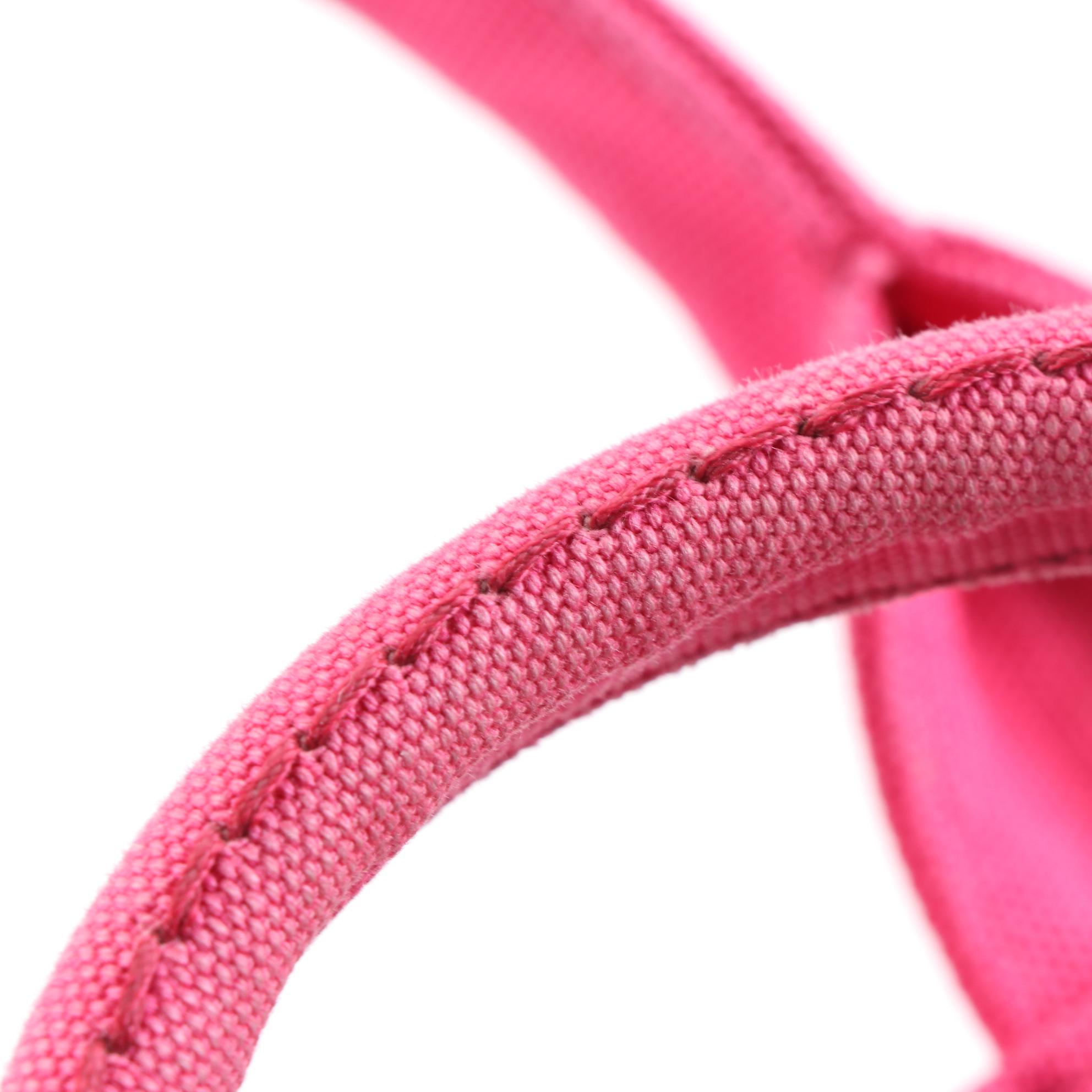 Prada Canapa Tote Bag in Pink Canvas