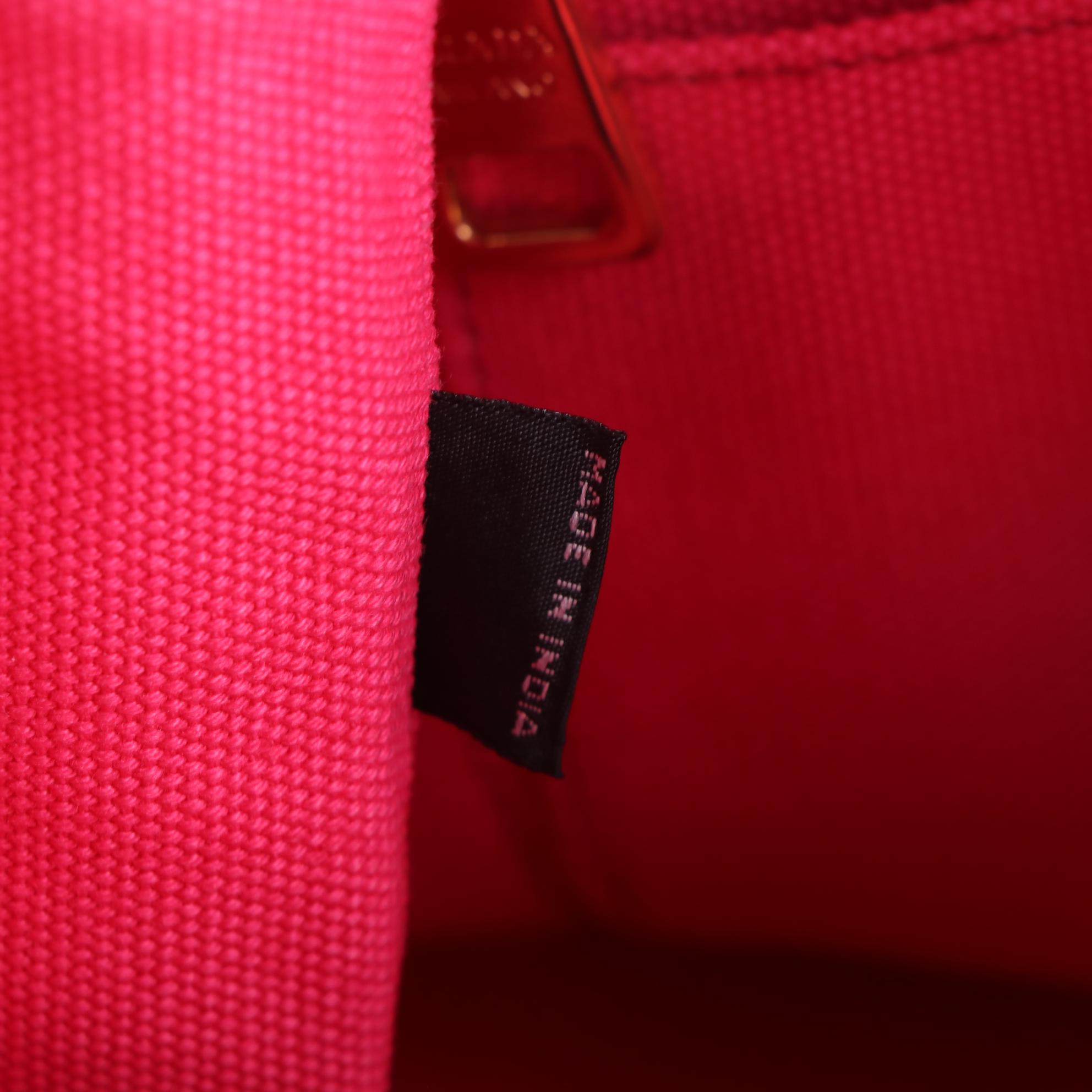 Prada Canapa Tote Bag in Pink Canvas