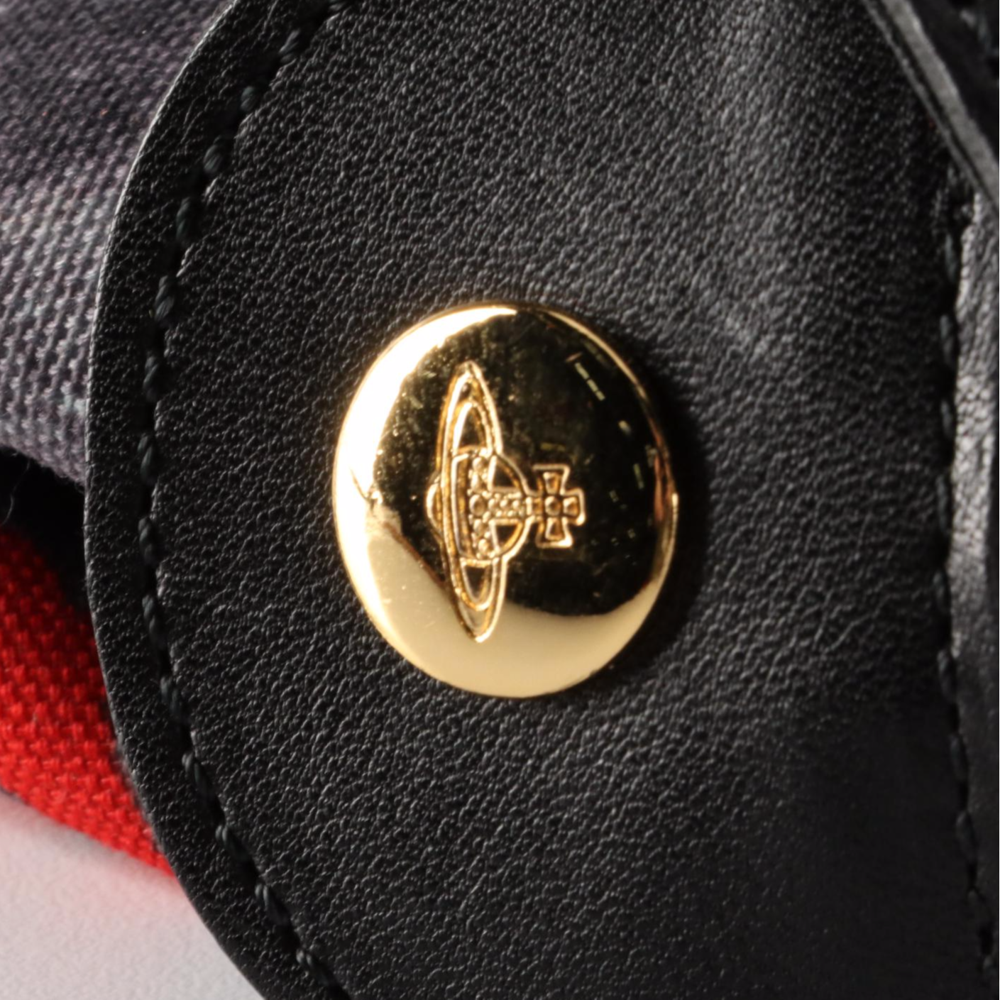 Vivienne Westwood Graffiti Leopard Print Bag in Canvas with Gold Tone Orb Charm