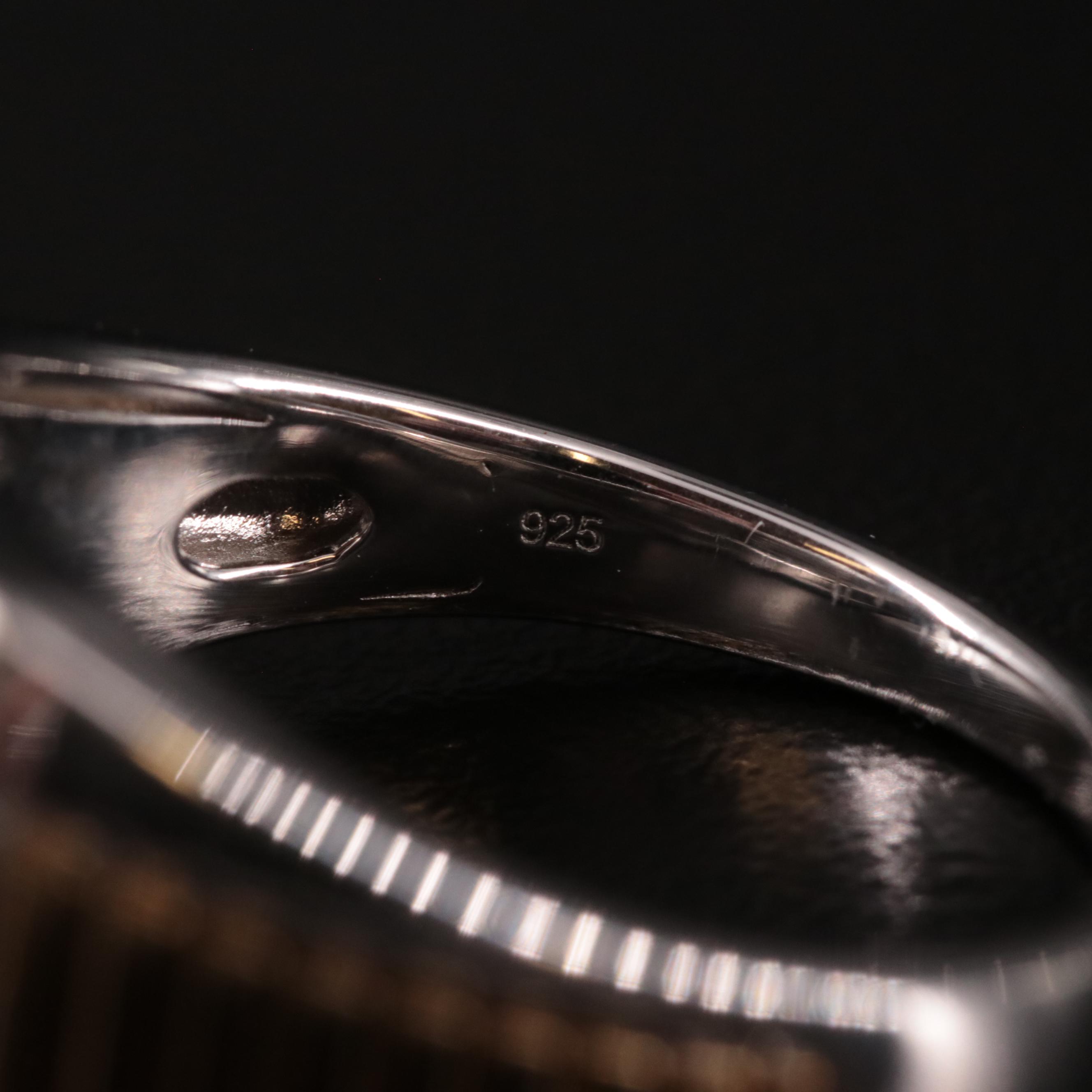 Sterling Diamond Ring