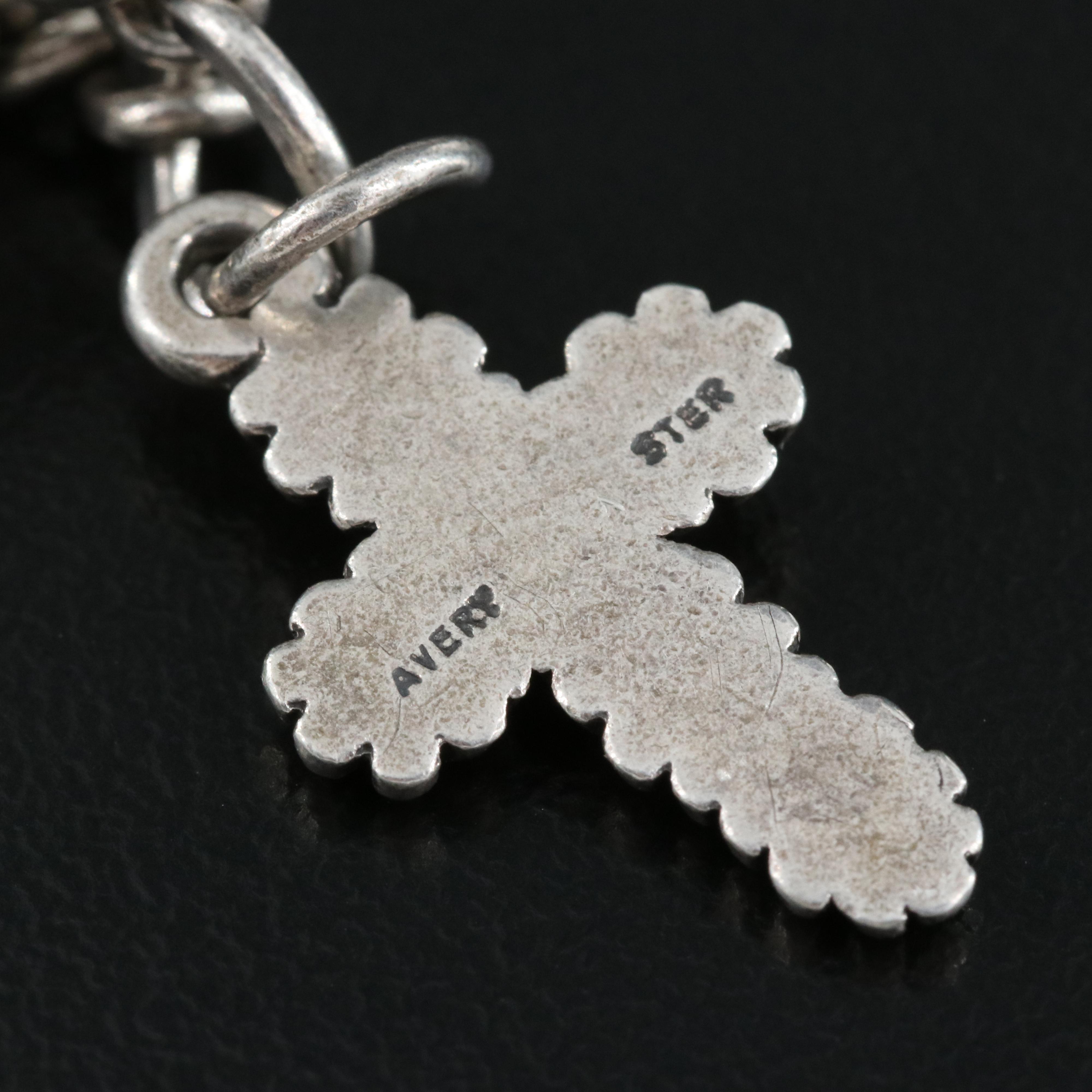 James Avery Featured in Sterling Charm Bracelet