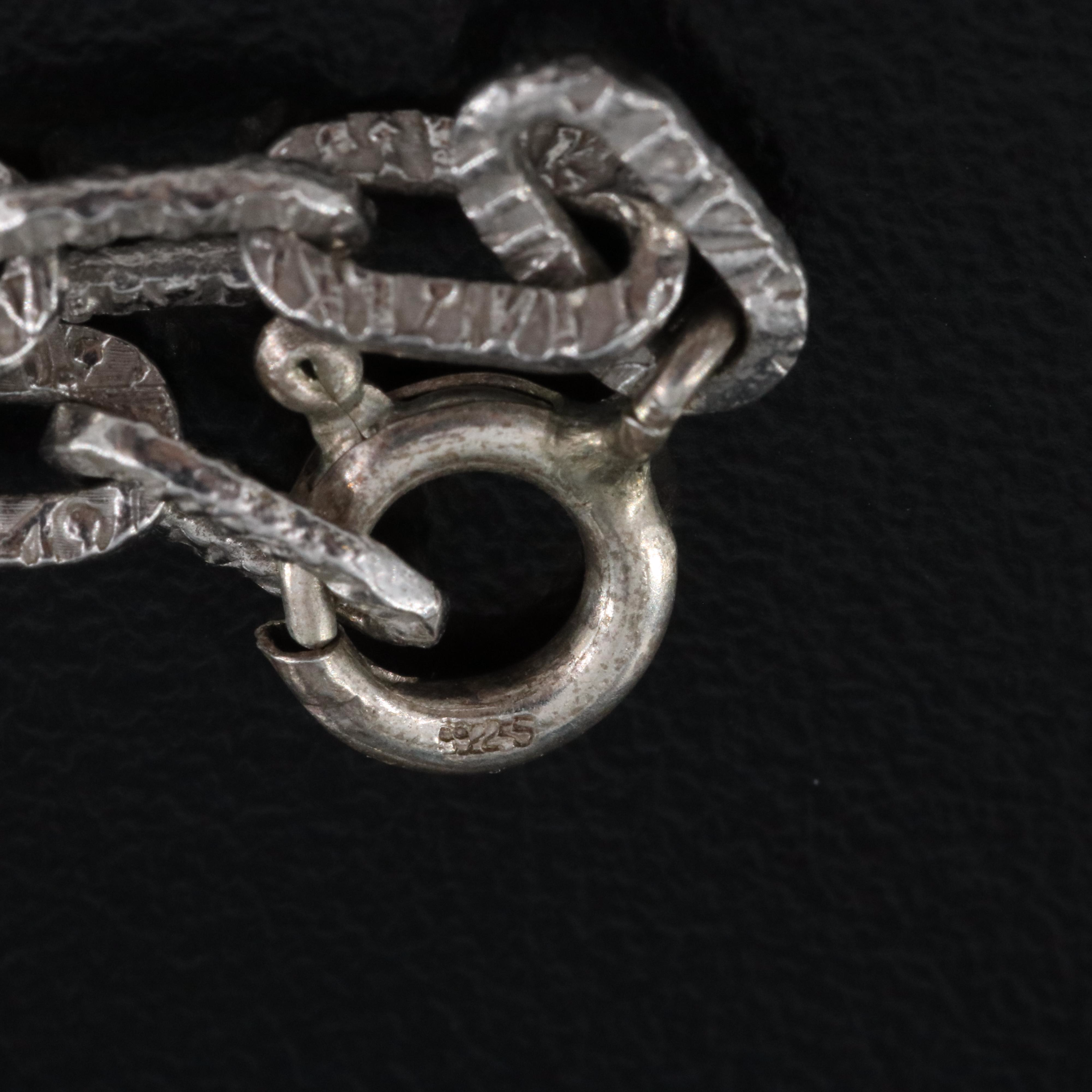 Sterling Bracelet with Fine Silver Credit Suisse Ingot