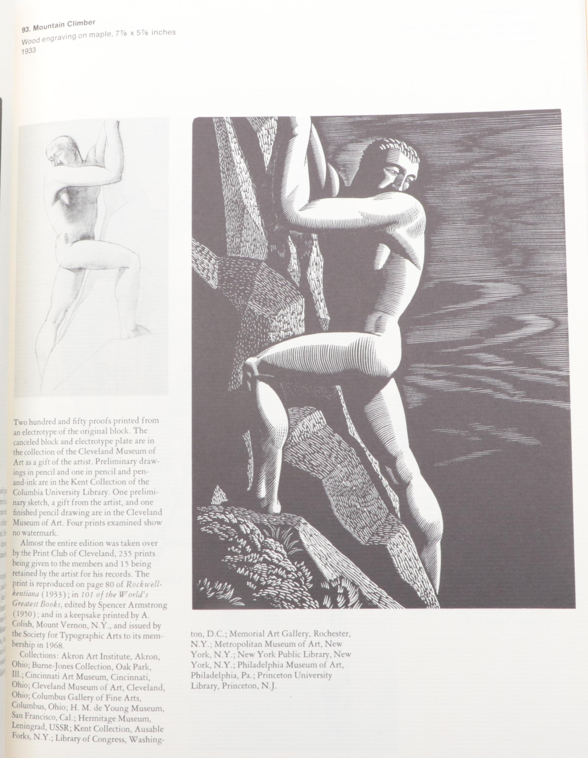 Signed "The Prints of Rockwell Kent" by Dan Burne Jones with Stamp and Bookplate